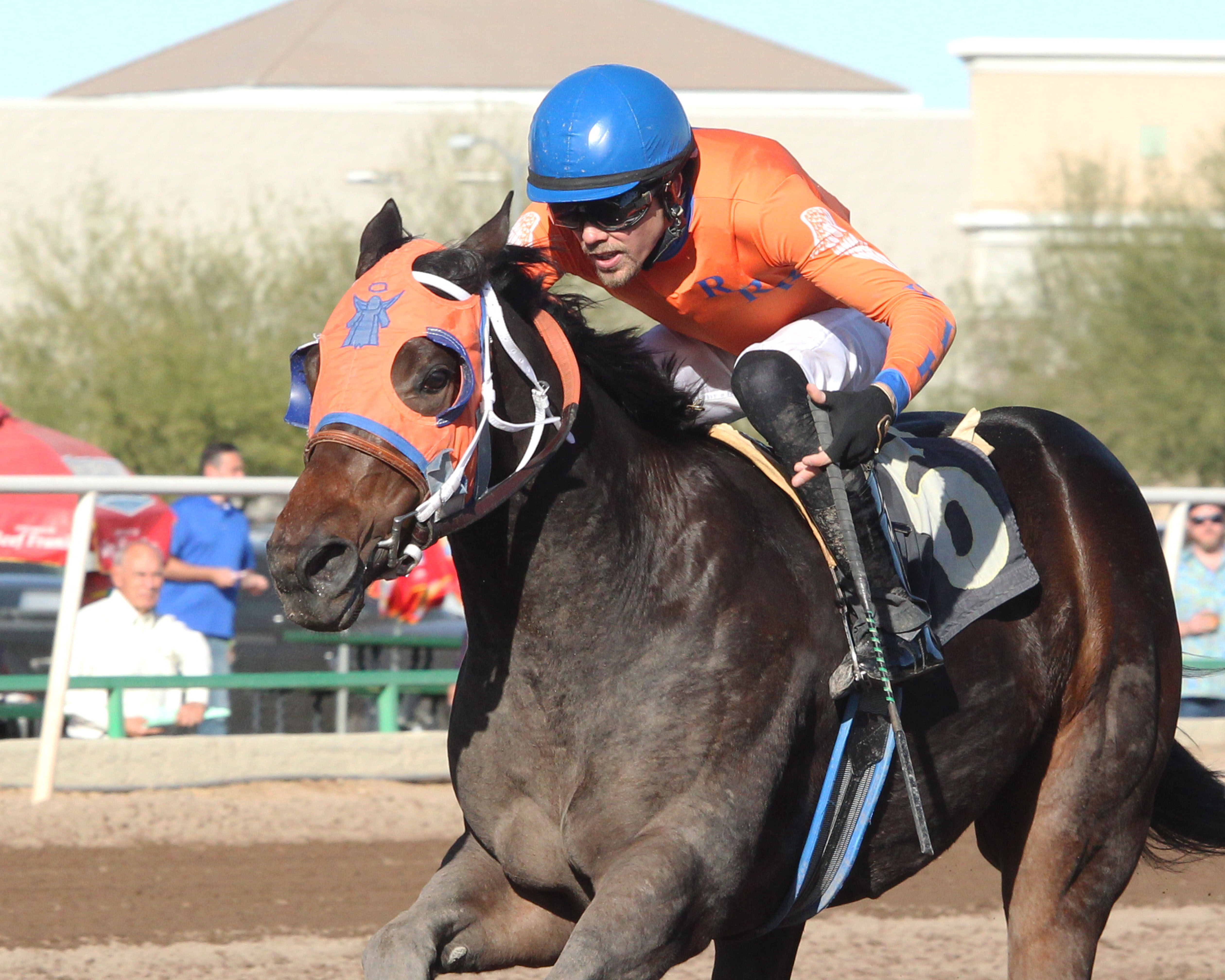 Fortified Effort wins the 2017 Arizona Breeders Futurity
