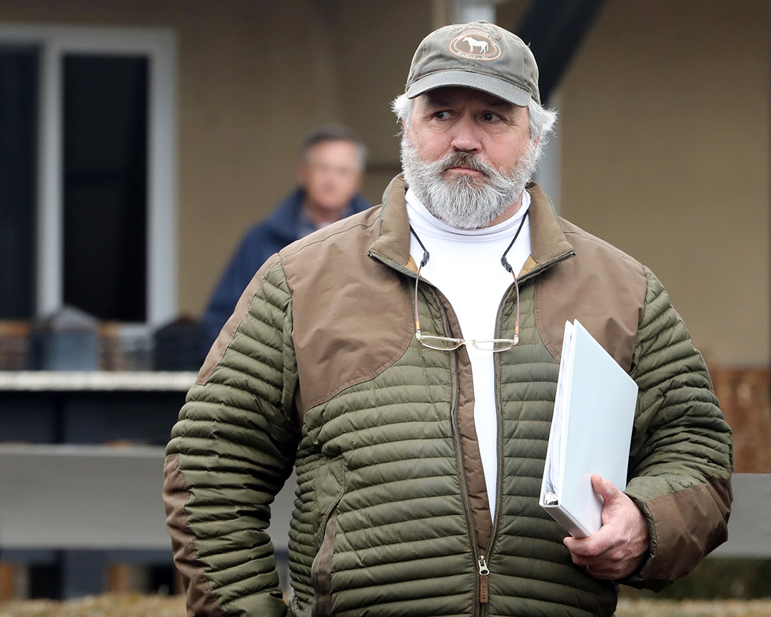 Jim Herbener at the 2019 Fasig-Tipton Winter Mixed Sale