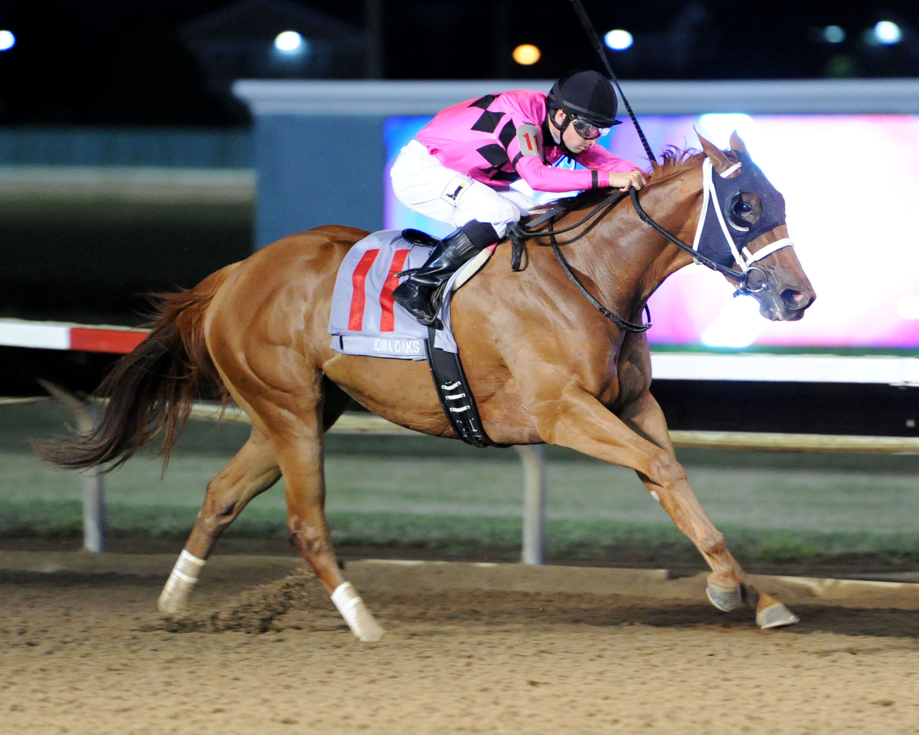 Family Tree wins the Iowa Oaks