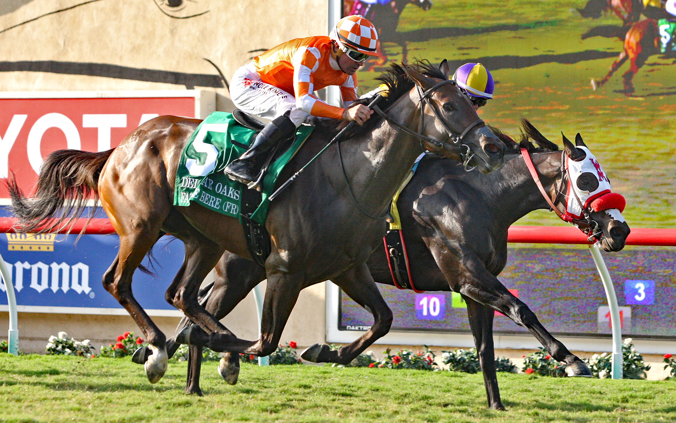 Fatale Bere - No. 5 - in the 2018 Del Mar Oaks