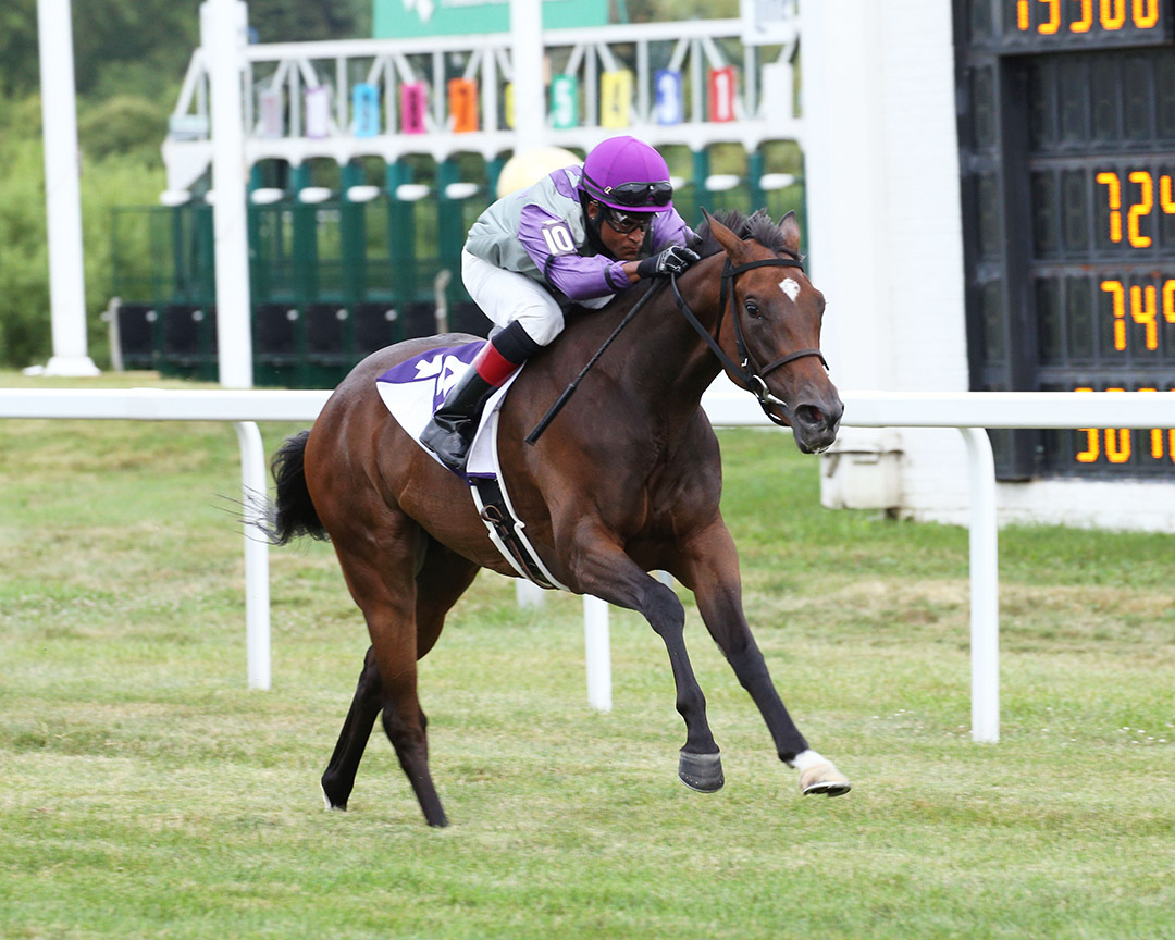 Fate Factor wins a July 30 maiden race at Arlington Park