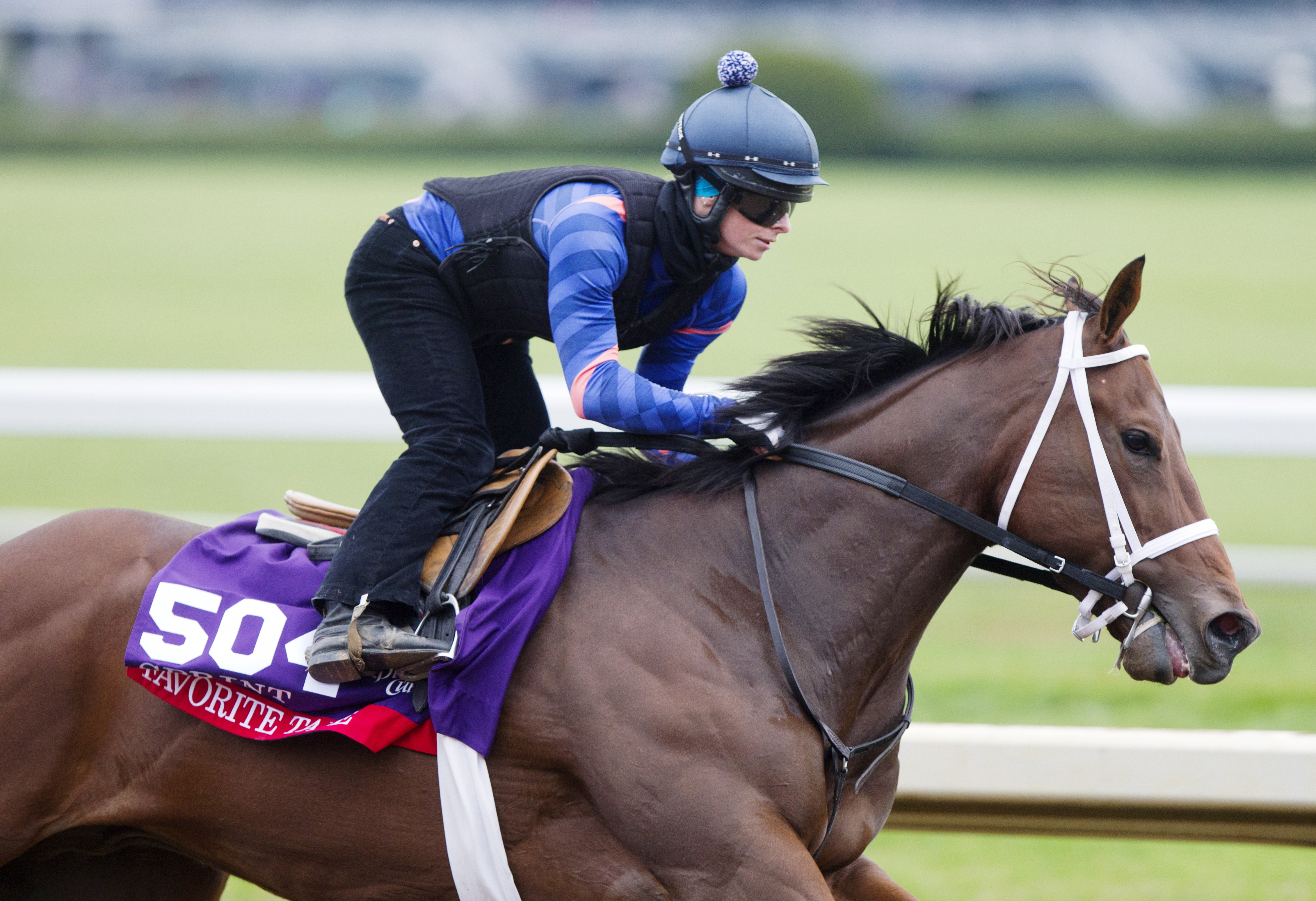 Favorite Tale training for the Breeders' Cup
