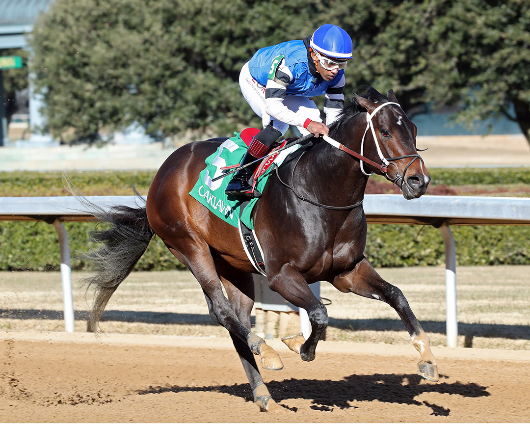 Favorite Outlaw wins a Jan. 29 maiden at Oaklawn