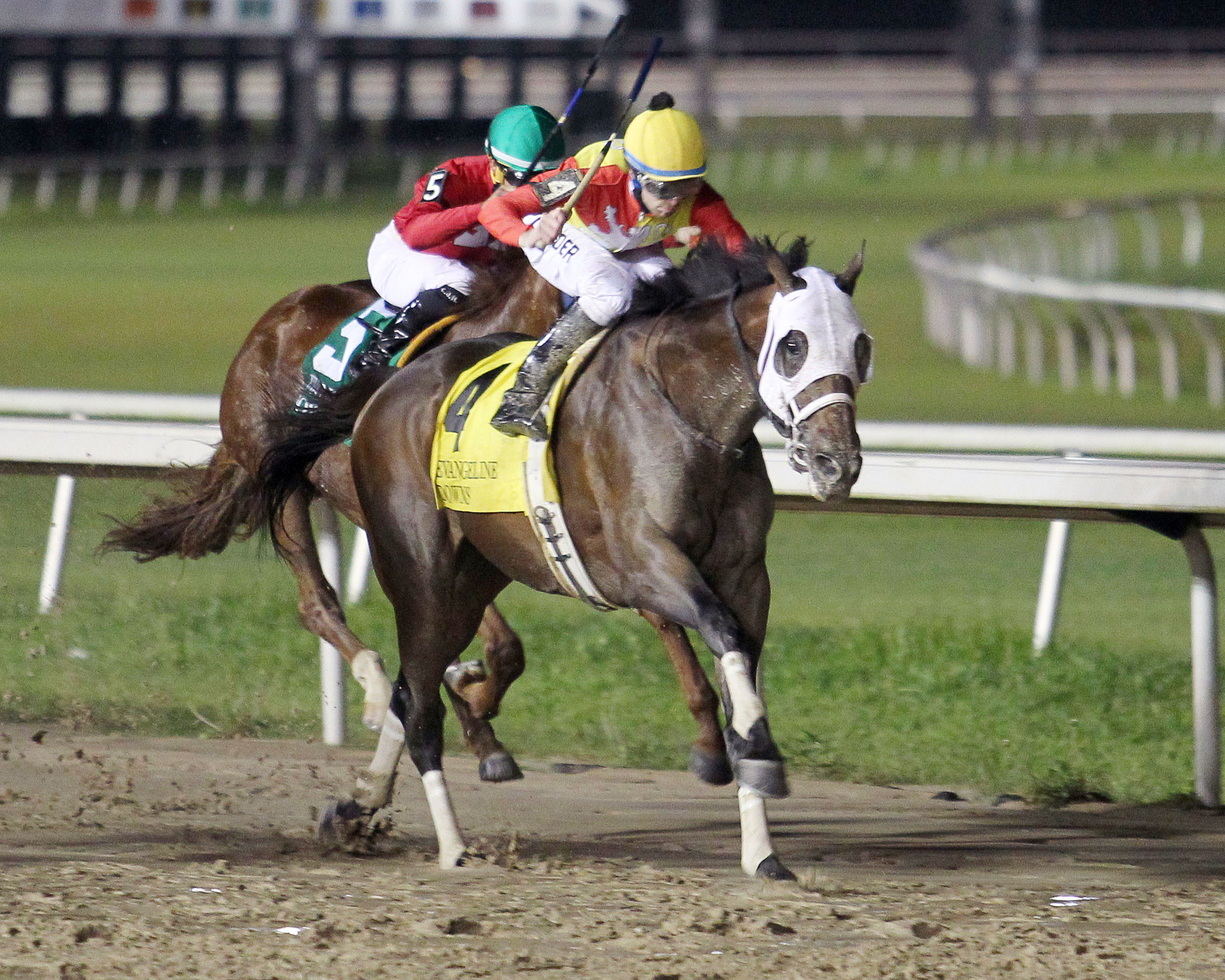Fear the Cowboy wins the 2016 Evangeline Mile