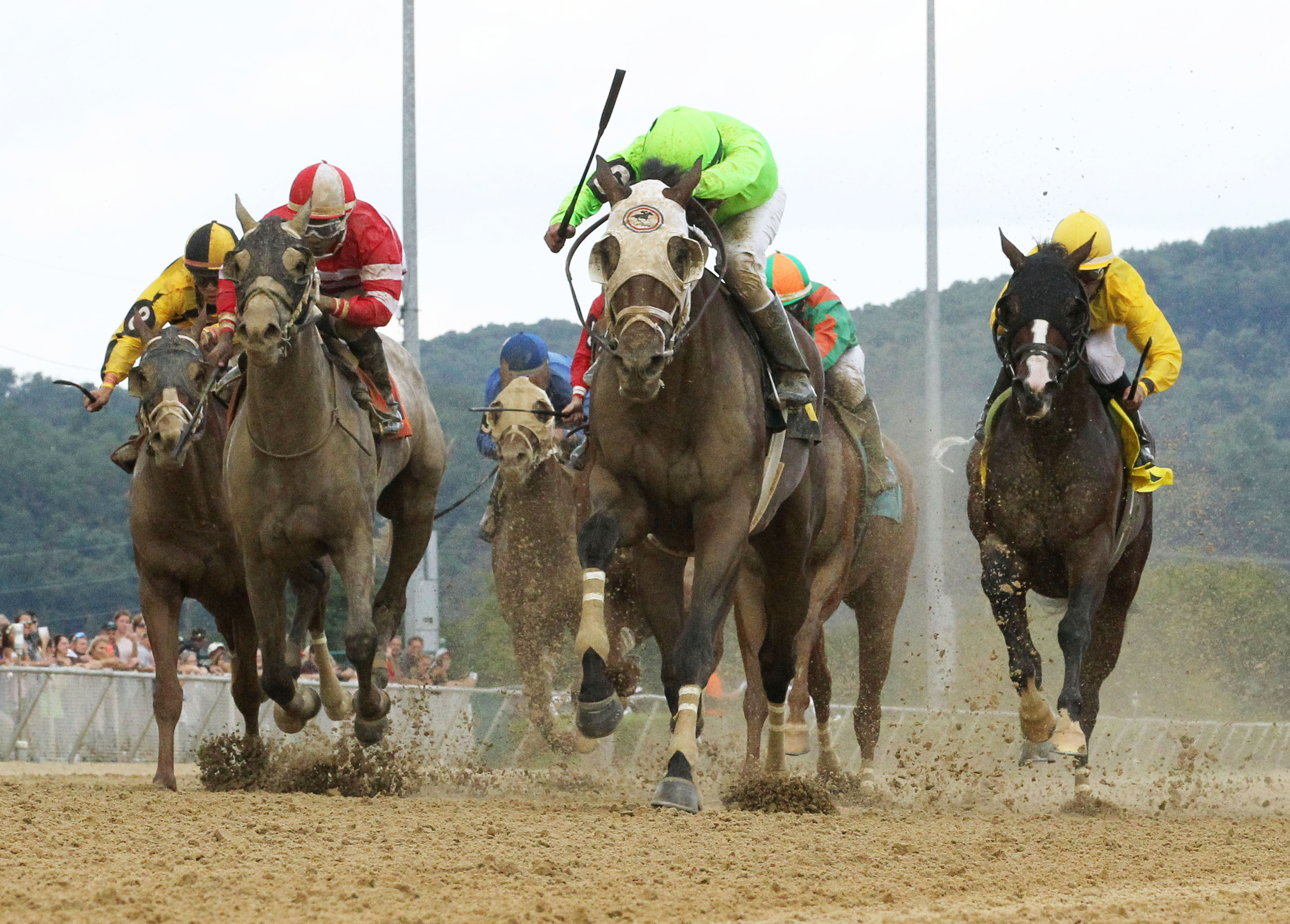 Fear the Cowboy wins the 2017 West Virginia Governor's Stakes