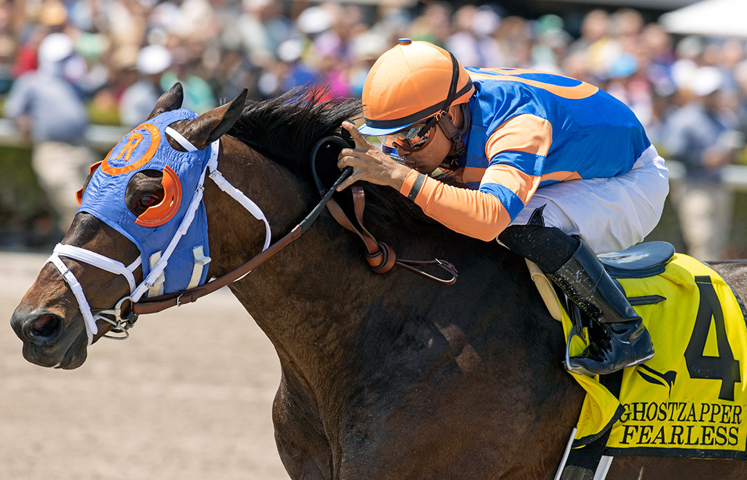 Fearless wins the 2022 Ghostzapper Stakes at Gulfstream Park
