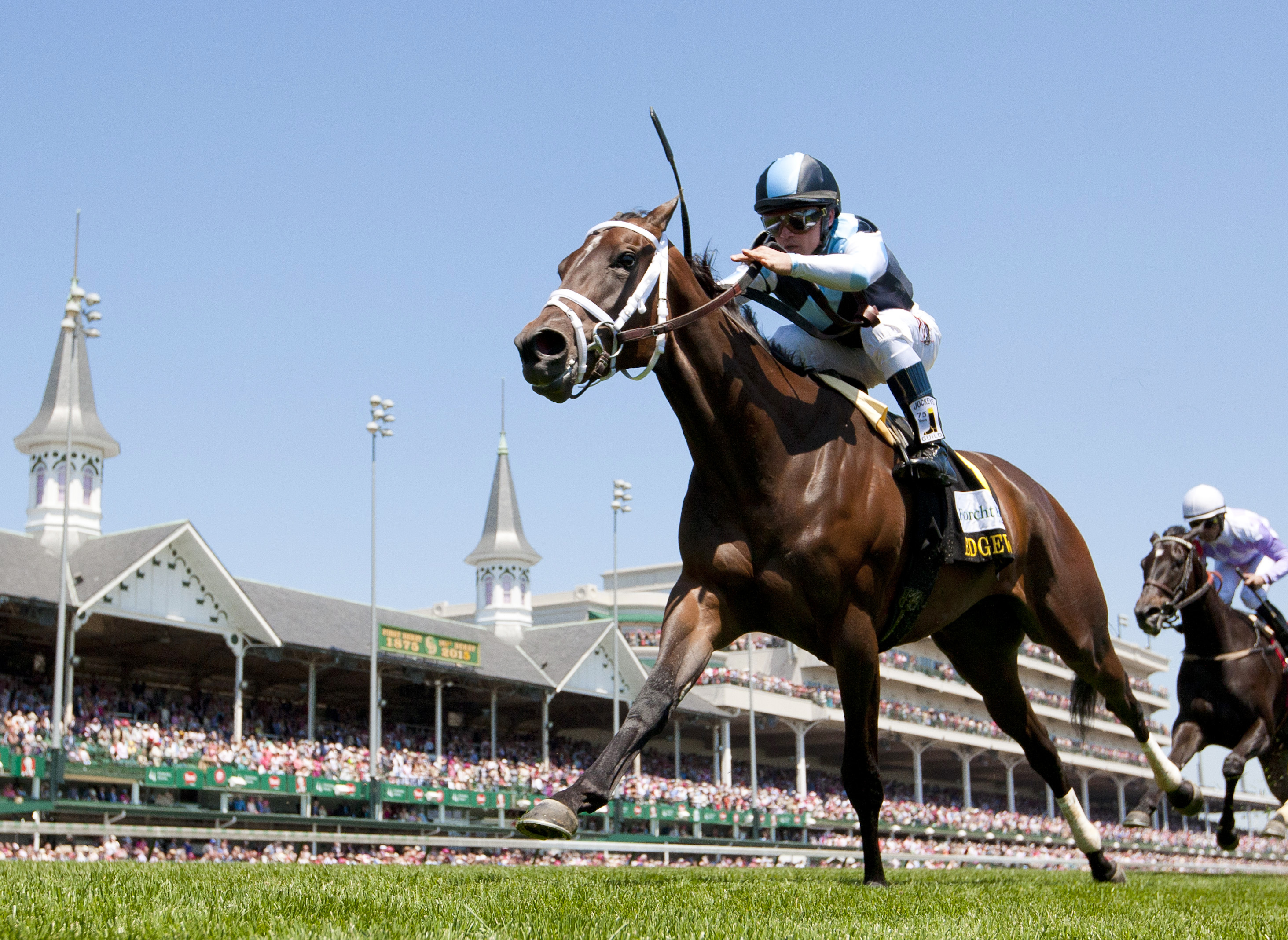 Feathered wins the Edgewood Stakes