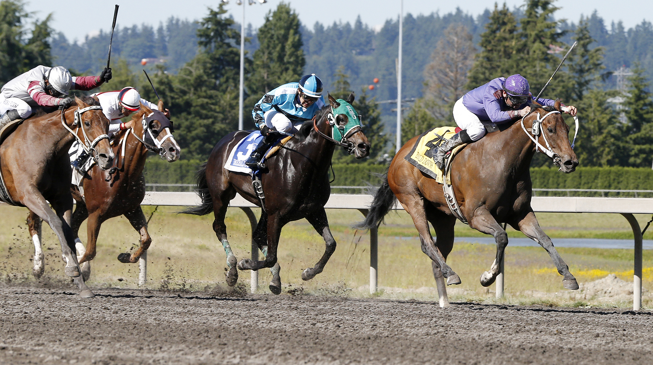 Find Joy wins the Kent Stakes
