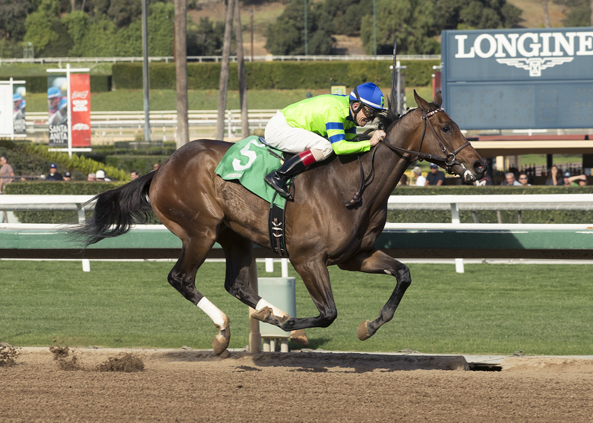 Fire When Ready wins a Jan. 14 allowance at Santa Anita