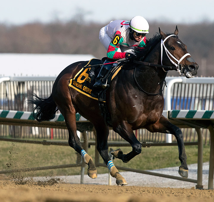 Firenze Fire wins the 2020 General George Stakes at Laurel Park