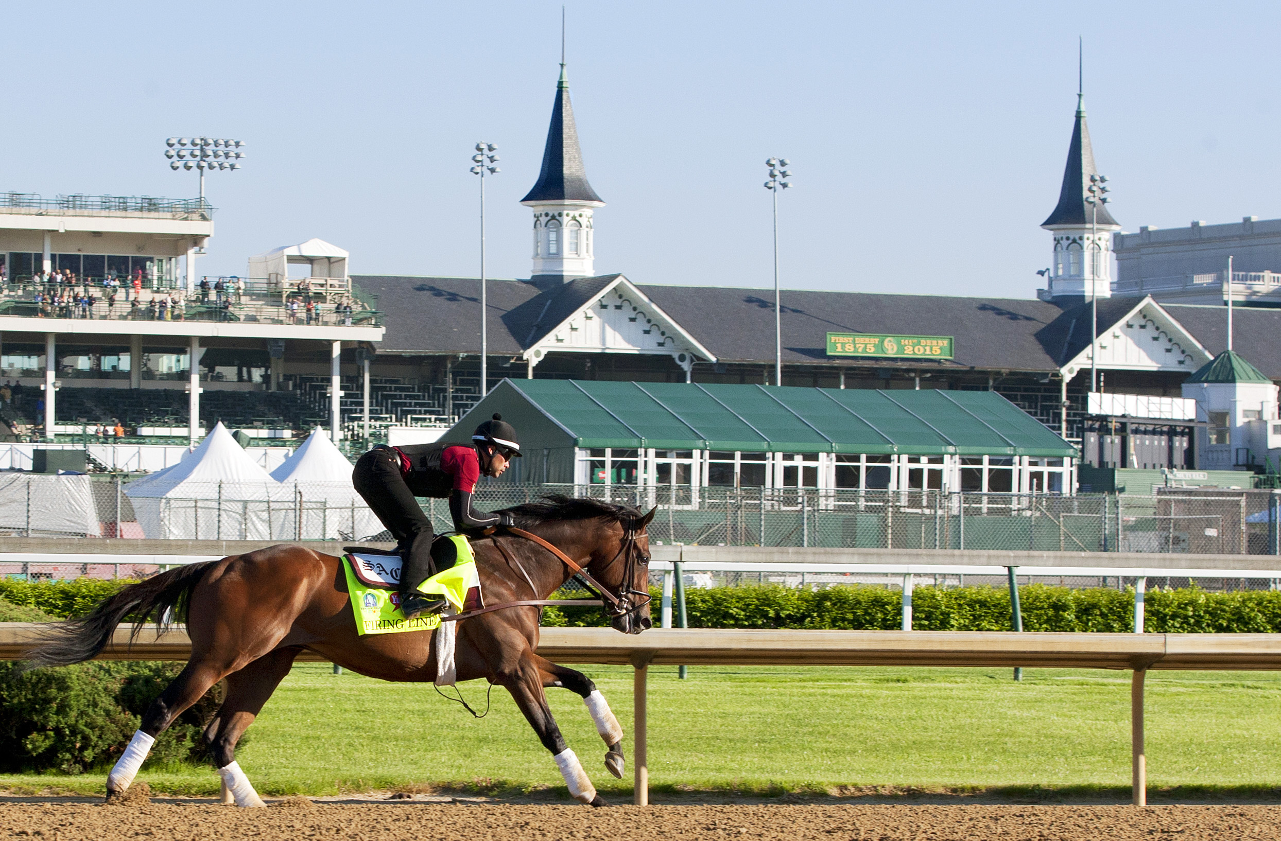 Firing Line trains at Churchill on April 28