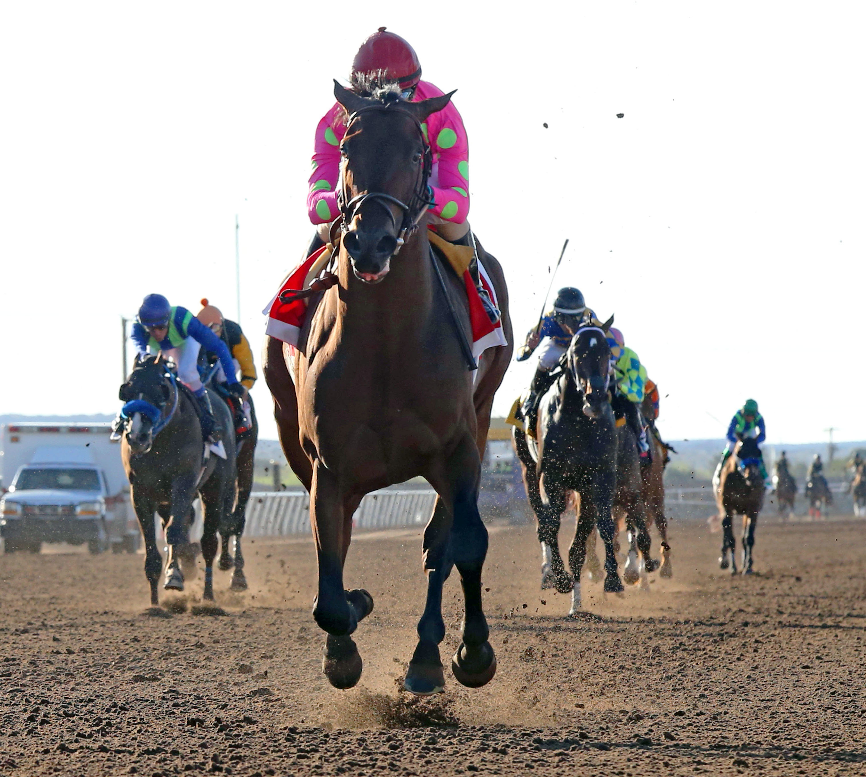 Firing Line wins the Sunland Park Derby