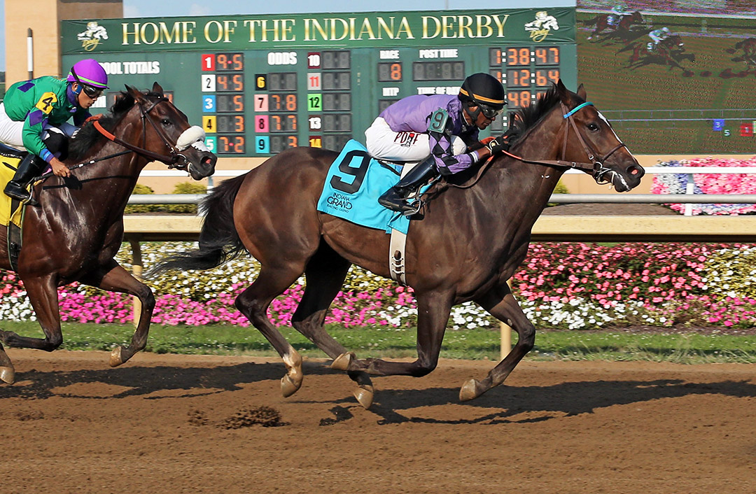 Flatter Hymn wins the 2020 Governor's Stakes at Indiana Grand