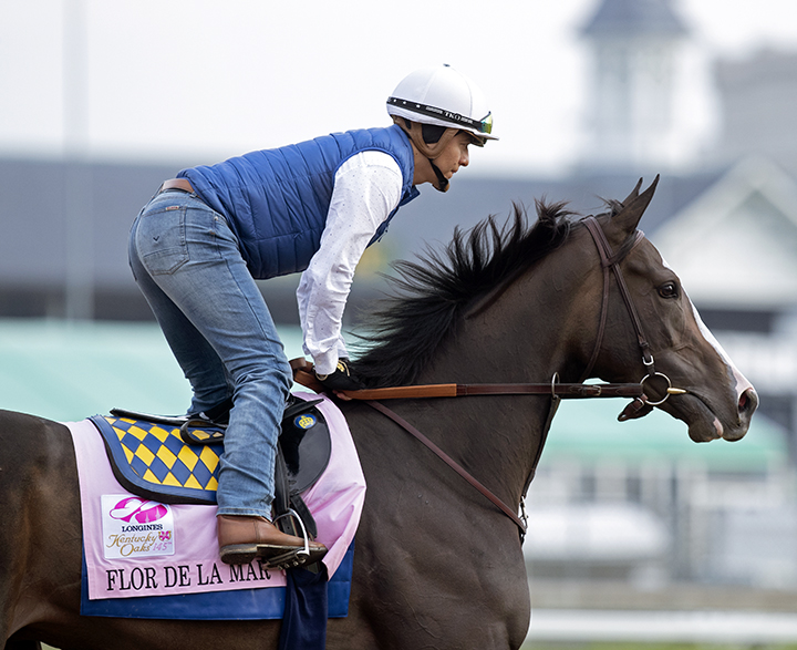 Flor de la Mar trains at Churchill on April 30