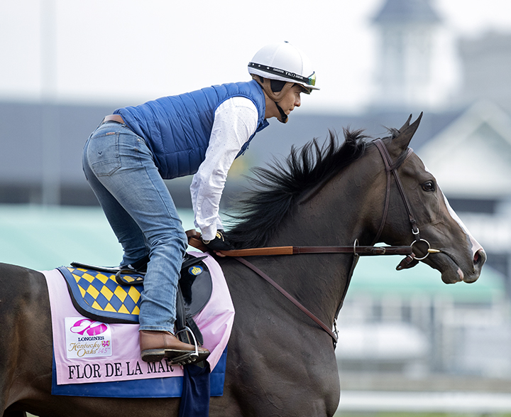 Flor de la Mar trains at Churchill on April 30
