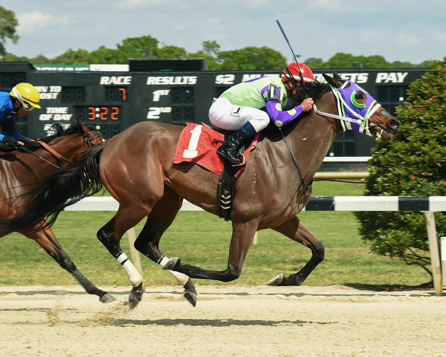 Florida Fuego wins the 2018 Sophomore Fillies Stakes