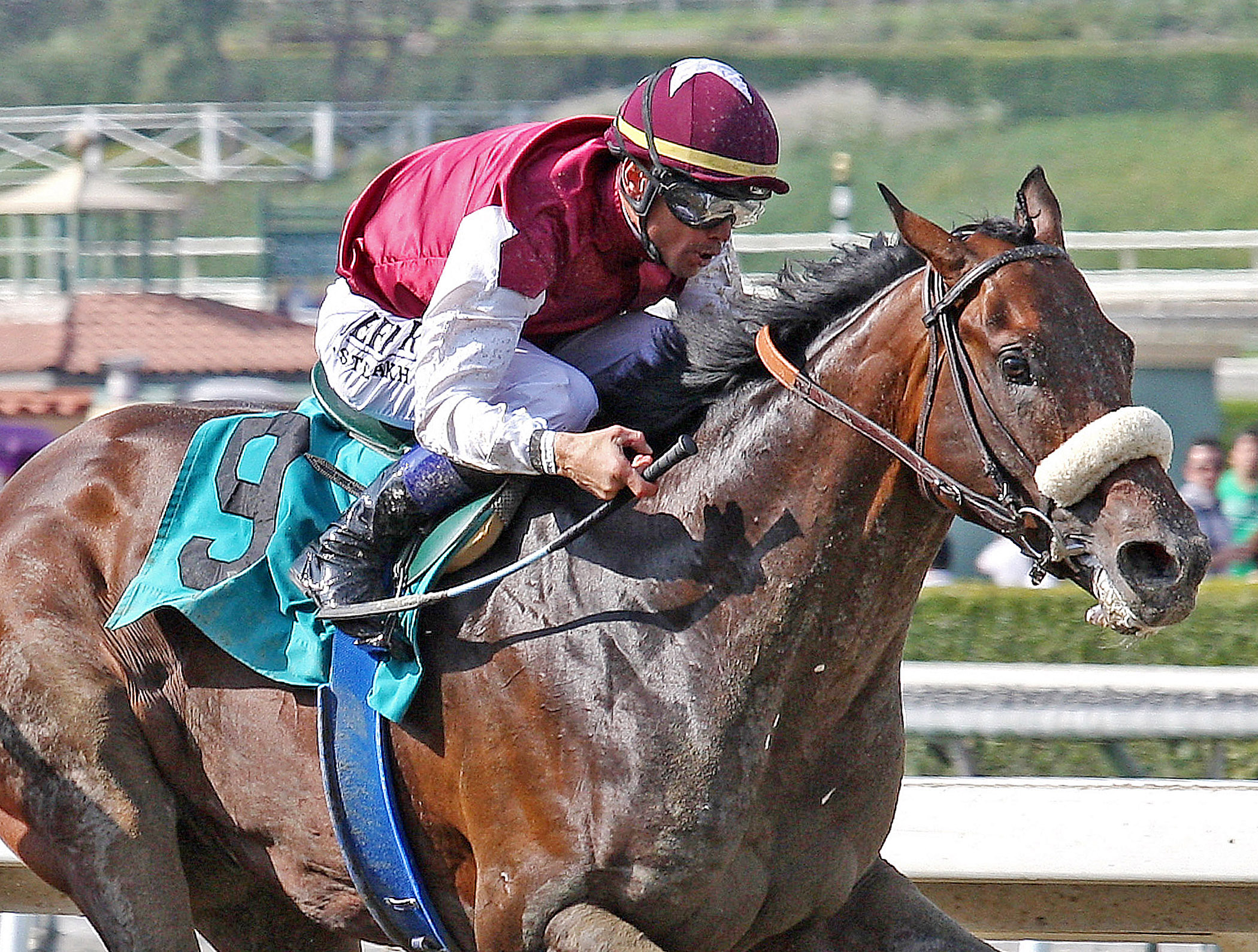 Footbridge wins a maiden race