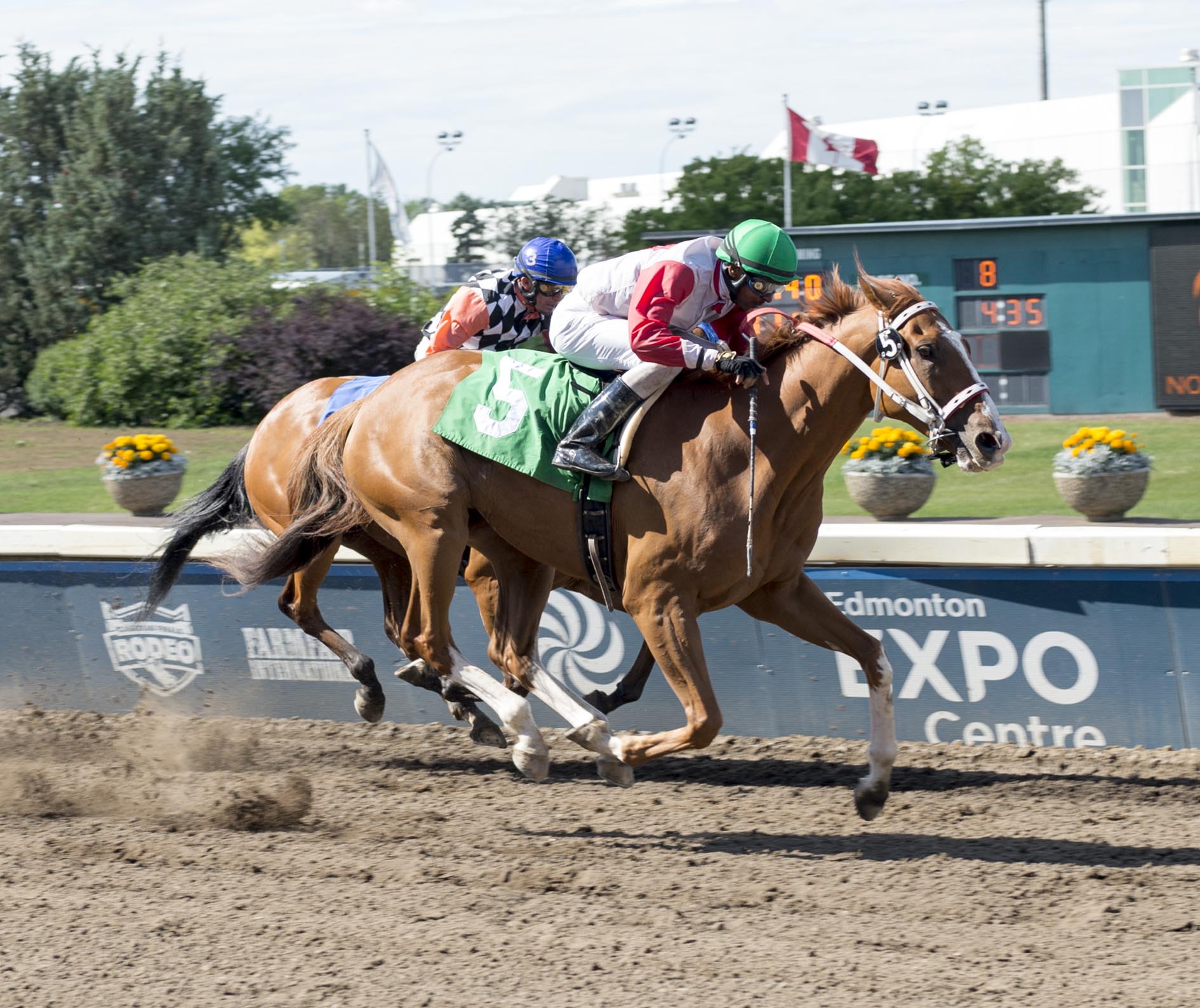 For Cash wins the 2015 Fred Jones Stakes