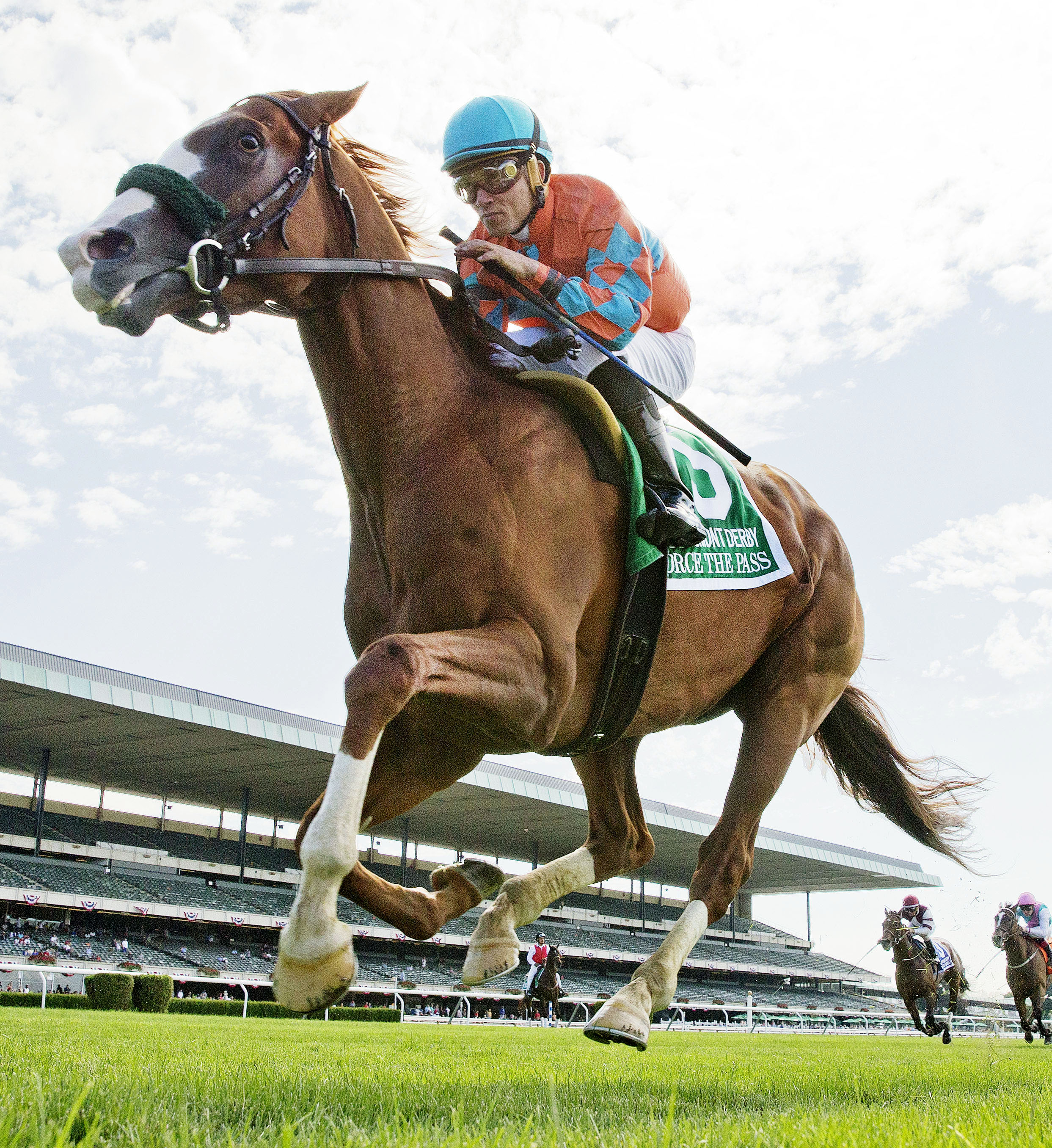 Force the Pass wins the Belmont Derby
