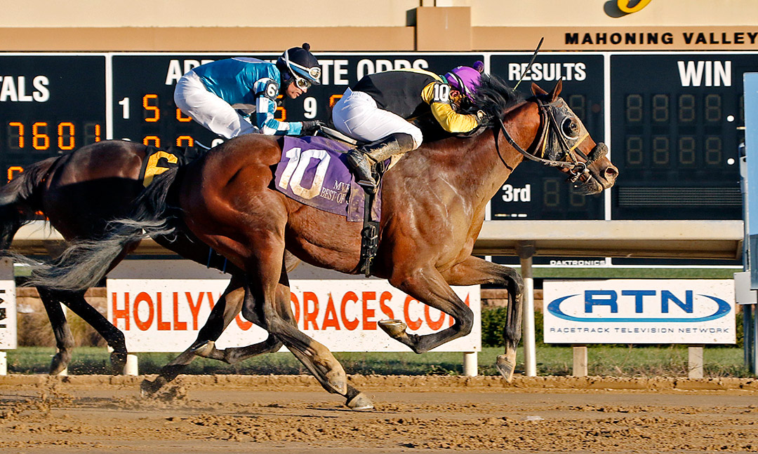 Forewarned wins the 2020 Best of Ohio Endurance Stakes at Mahoning Valley Racecourse