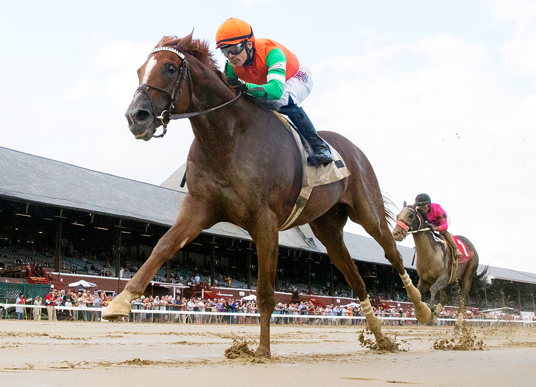 Forza Di Oro wins a July 21 allowance at Saratoga Race Course