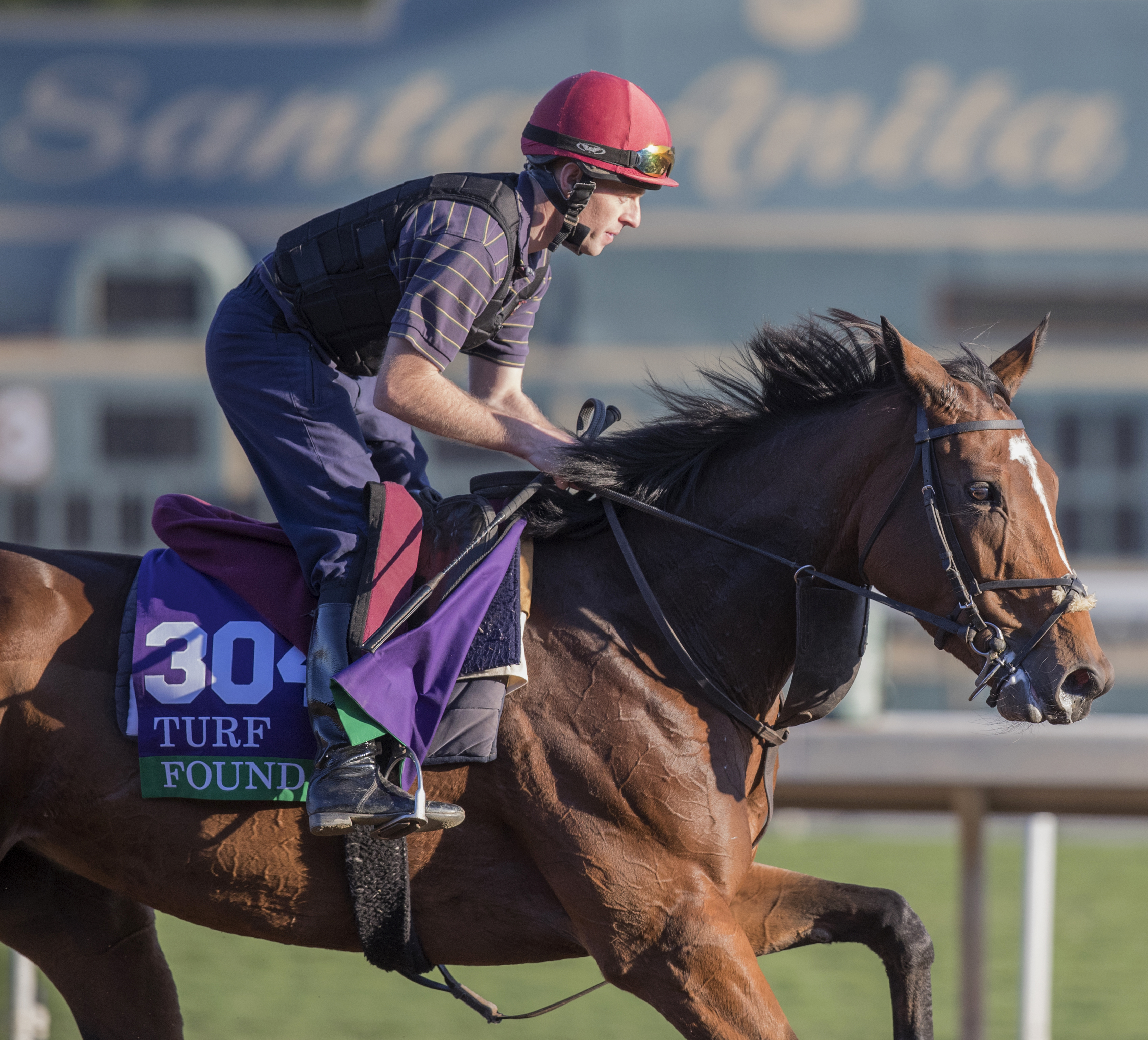 Found trains at Santa Anita on Nov. 3