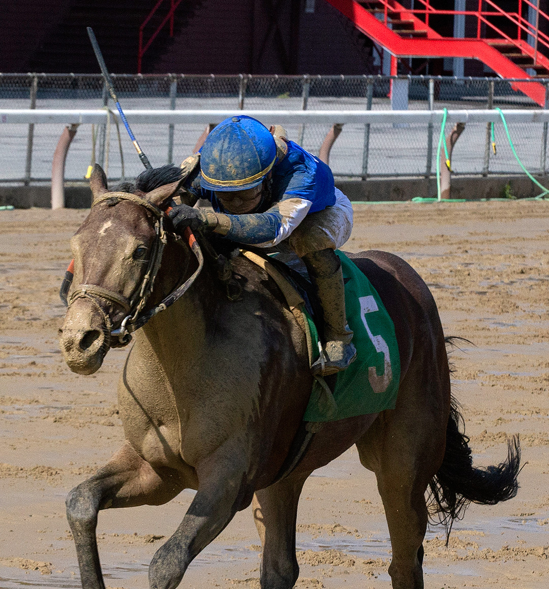 Founder wins an Aug. 29 maiden race at Saratoga Race Course