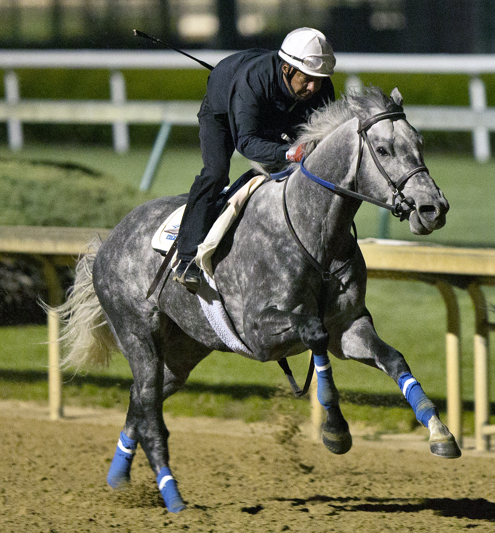 Frac Daddy trains at Churchill on April 24