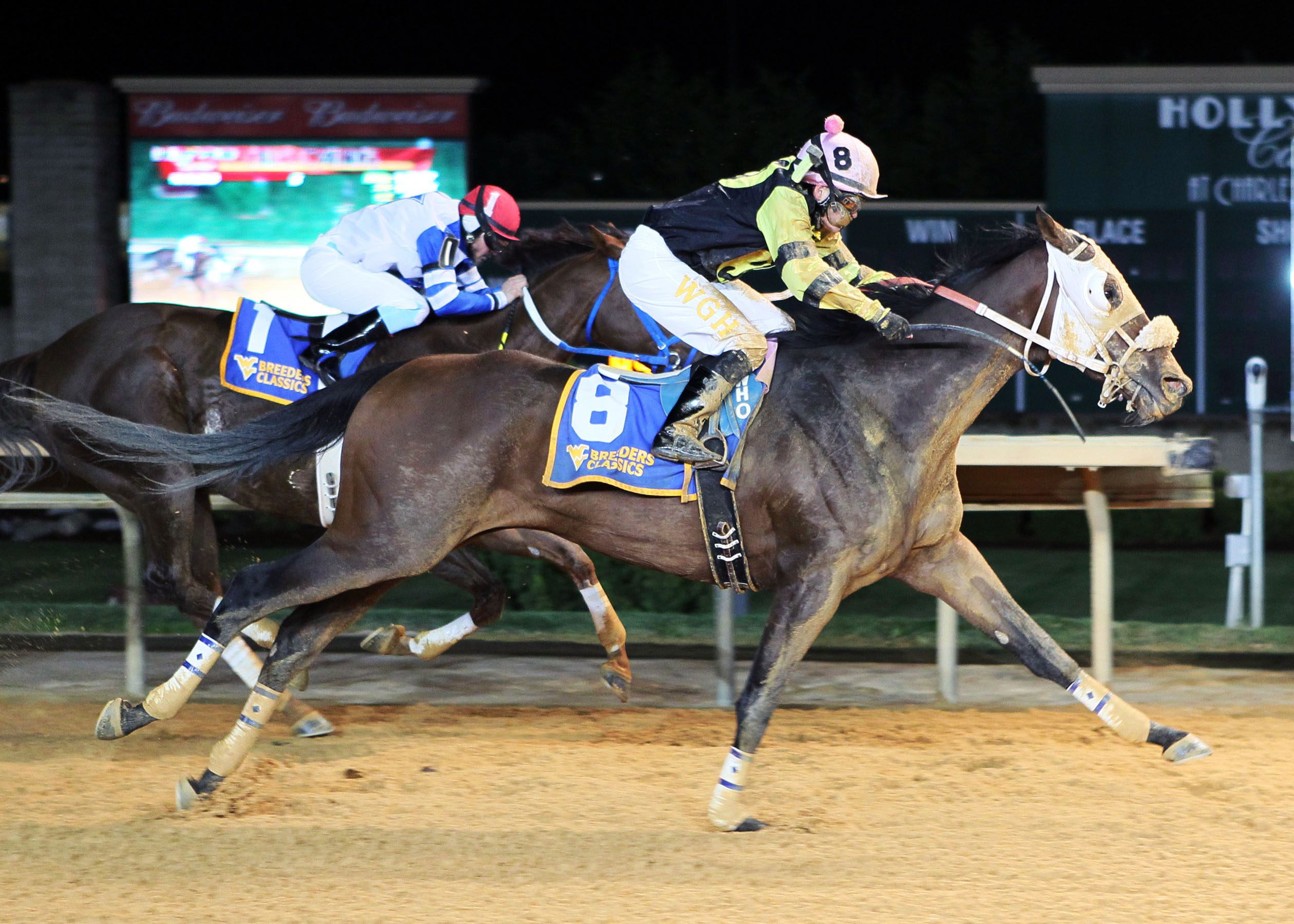 Fred High wins the 2013 West Virginia Breeders' Classic