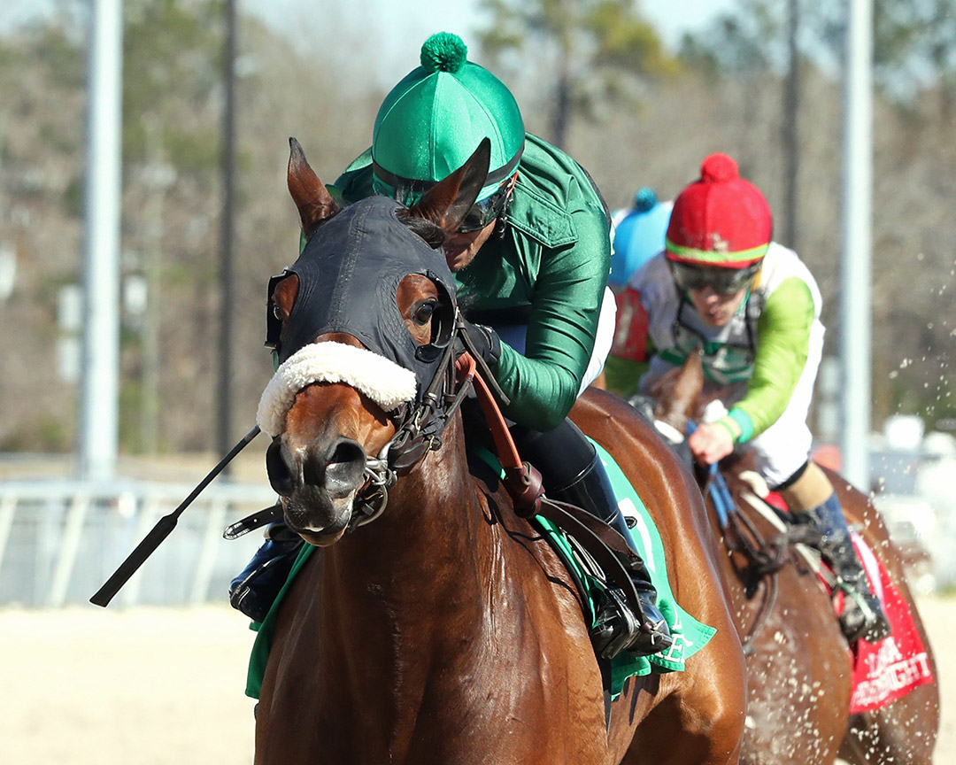 Free Like a Girl wins the 2022 Louisiana-bred Premier Starlet Stakes at Delta Downs