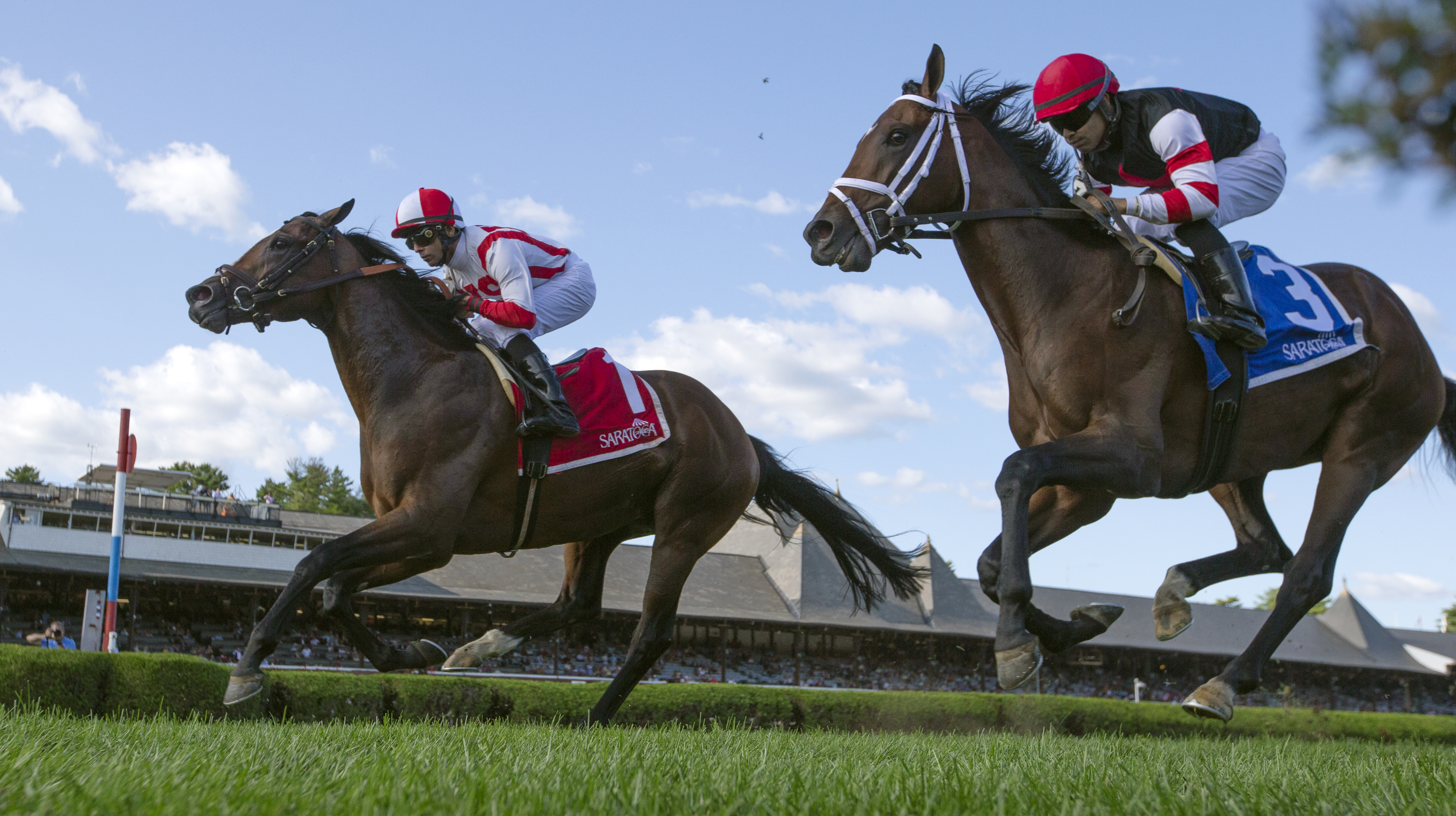Front Run the Fed (left) wins the 2019 Better Talk Now Stakes