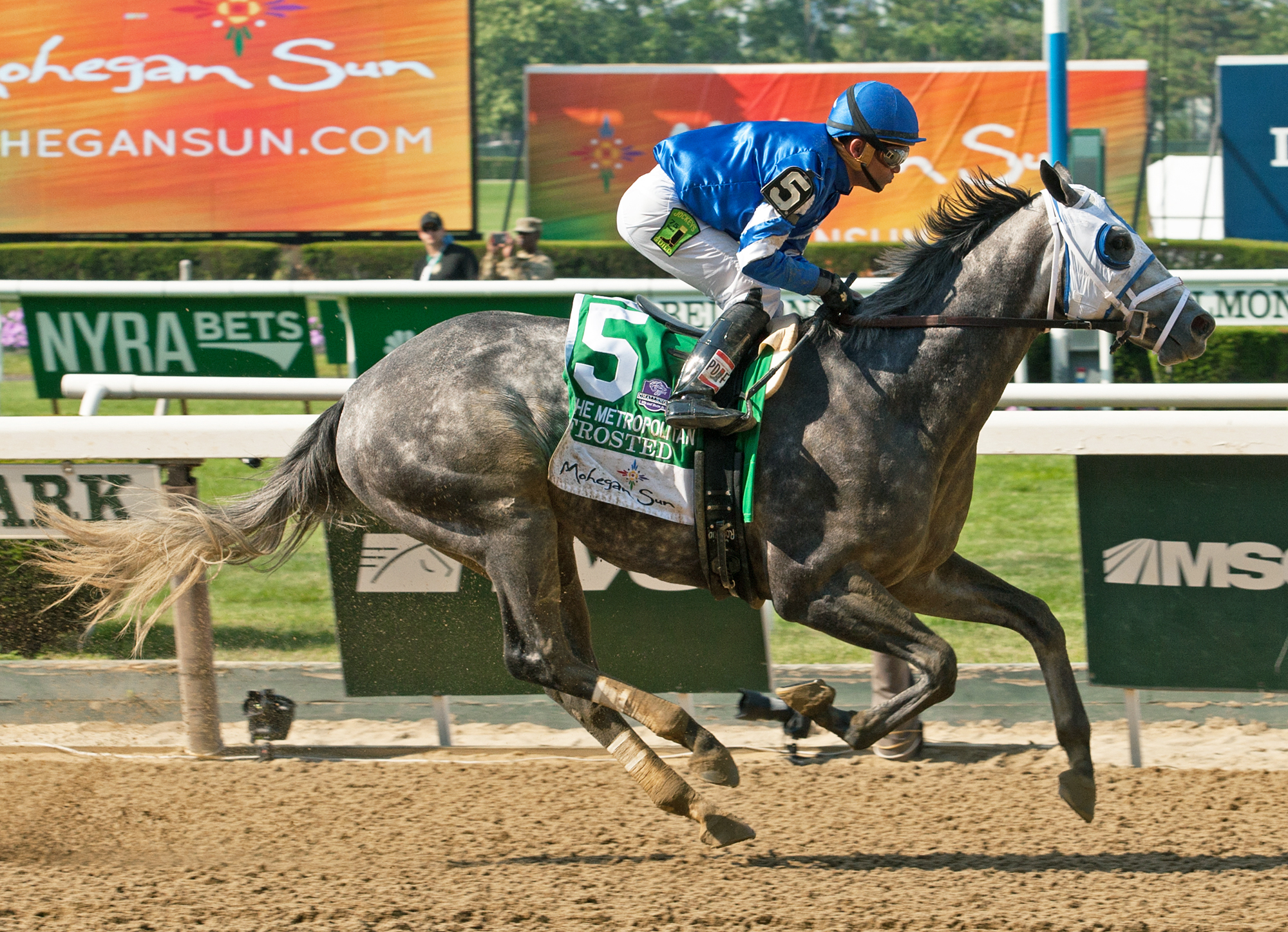 Frosted wins the Met Mile