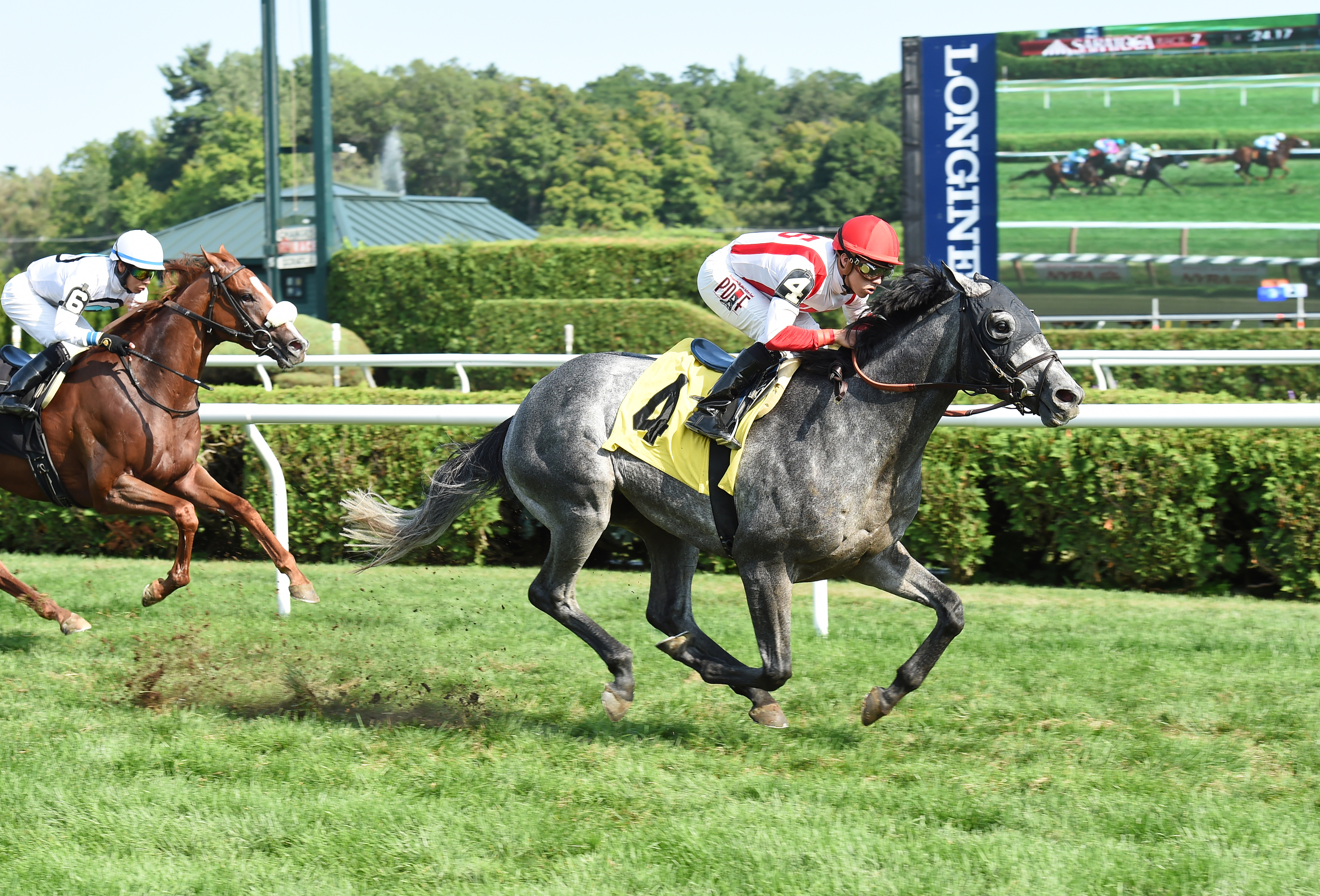 Fundamental wins an allowance race at Saratoga