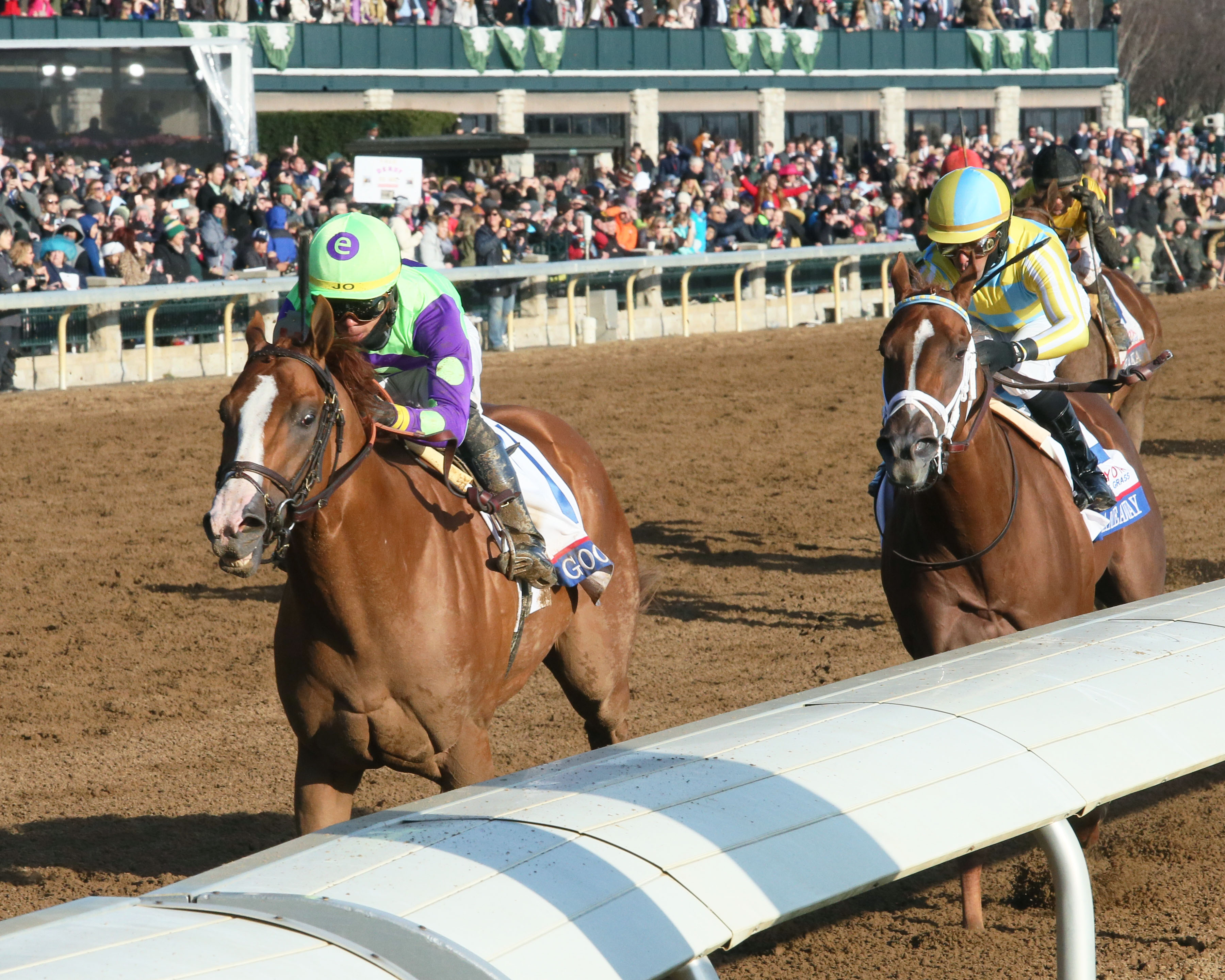 Good Magic wins the 2018 Blue Grass Stakes