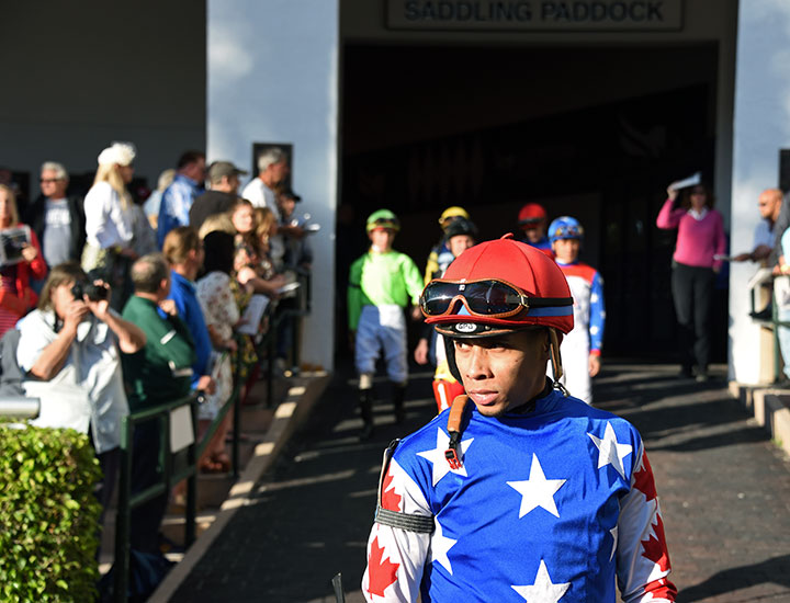 Gulfstream Park jockeys - Manuel Franco - Fountain of Youth day