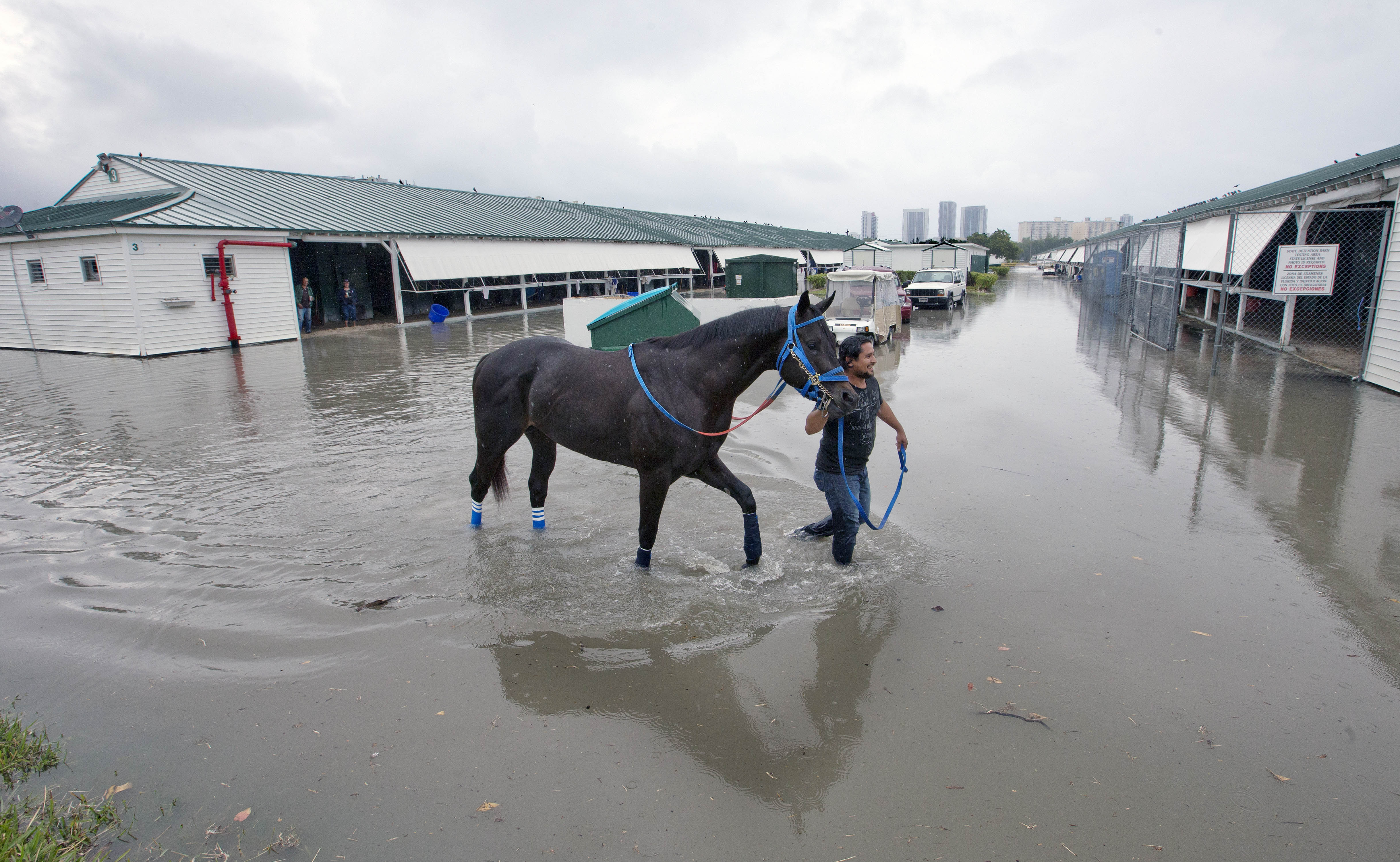 Gulfstream cancels rest of card due to weather