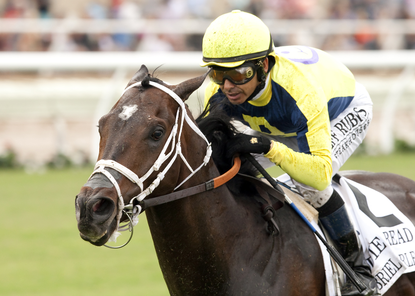 Gabriel Charles wins the Eddie Read Stakes on July 18 at Del Mar