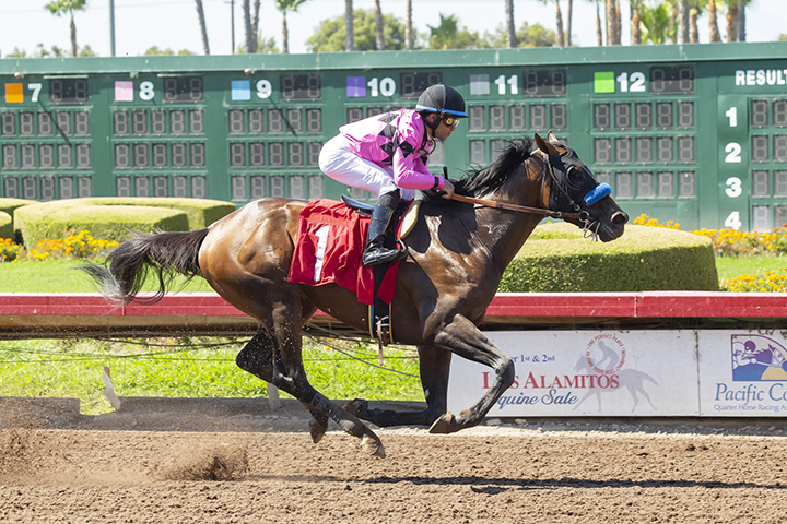 Game Winner wins the 2019 Los Alamitos Derby at Los Alamitos