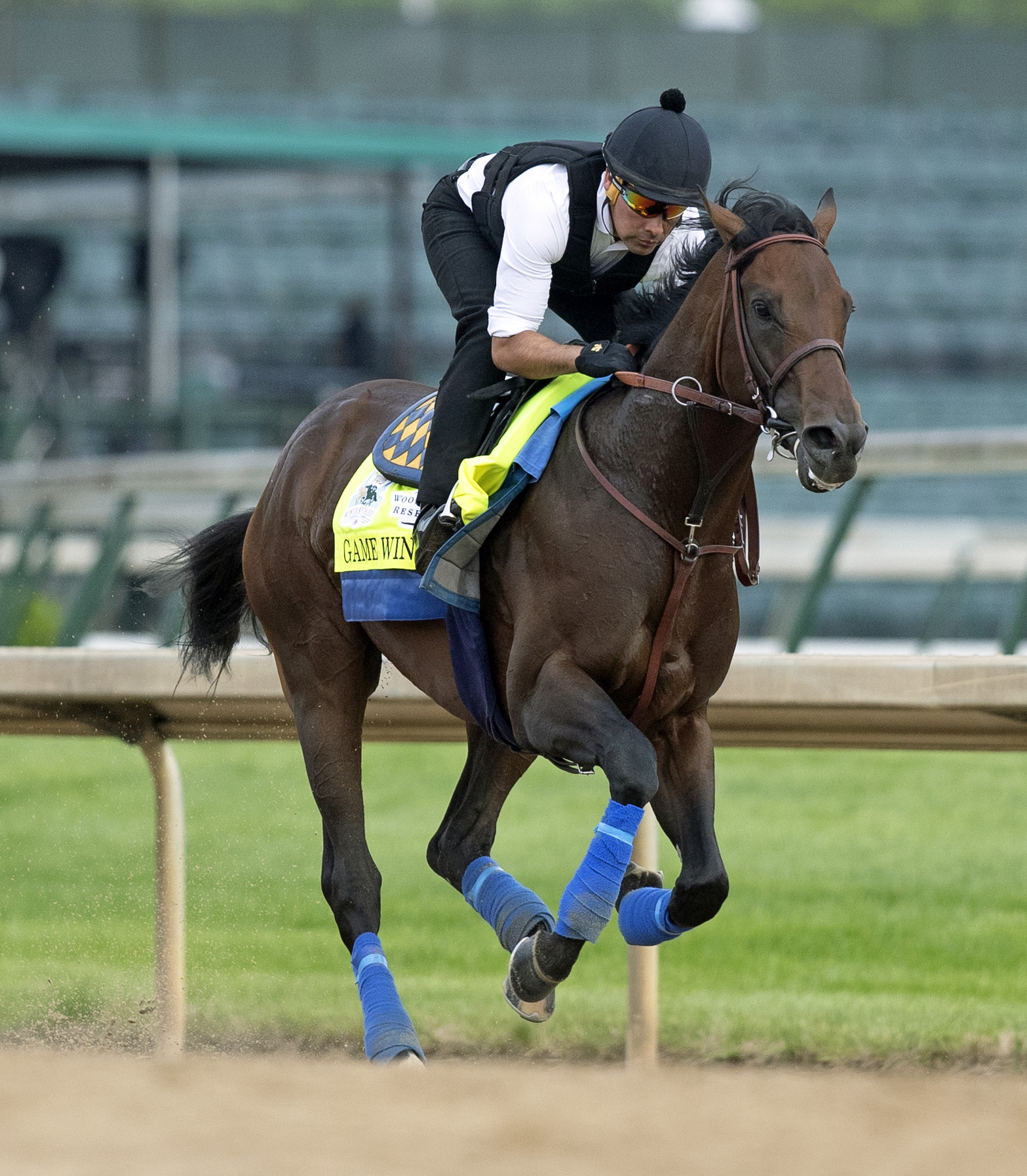 Game Winner trains at Churchill Downs on 5.1.19
