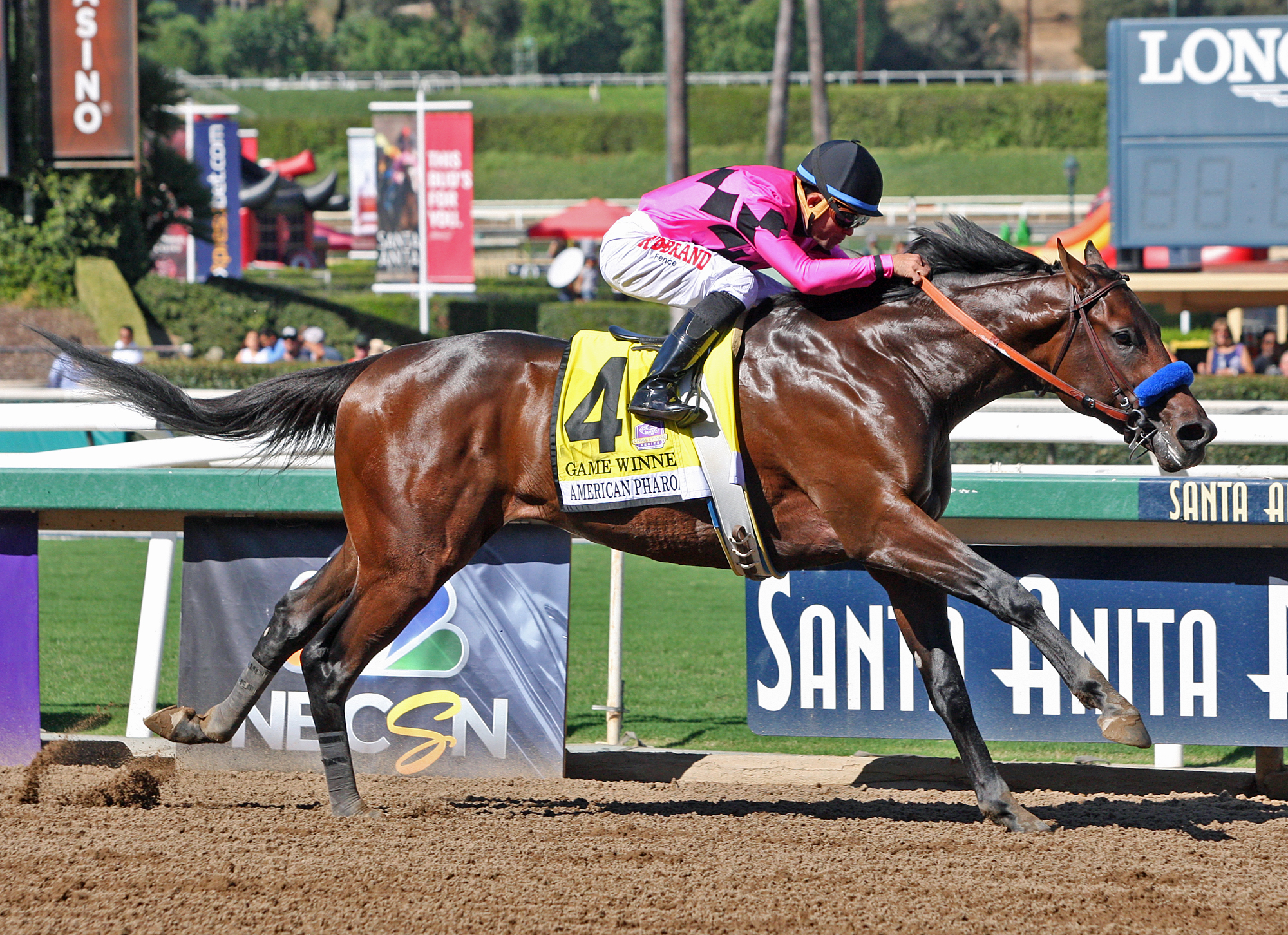 Game Winner wins the 2018 American Pharoah Stakes