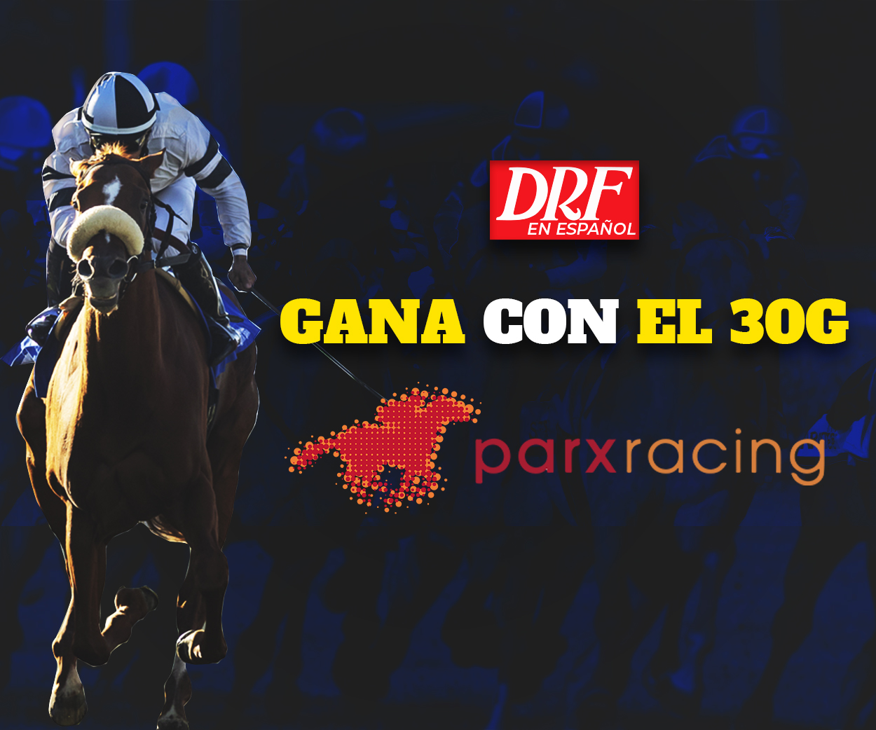 Gana con el 30G, Parx Racing