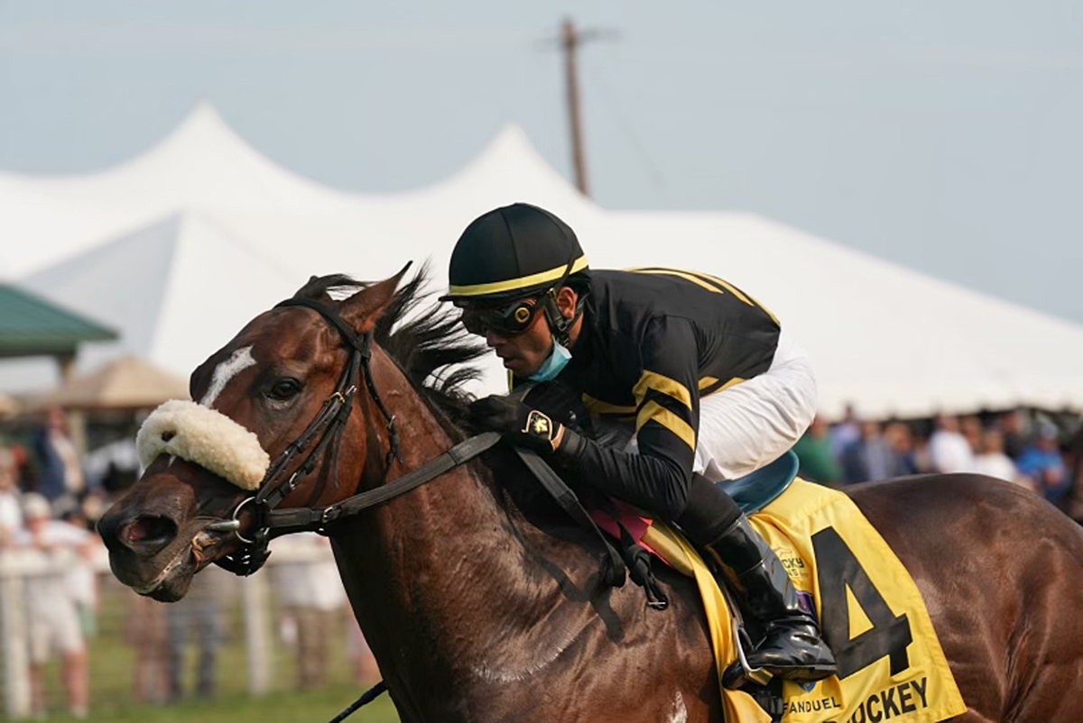 Gear Jockey wins Turf Sprint 9-11-2021