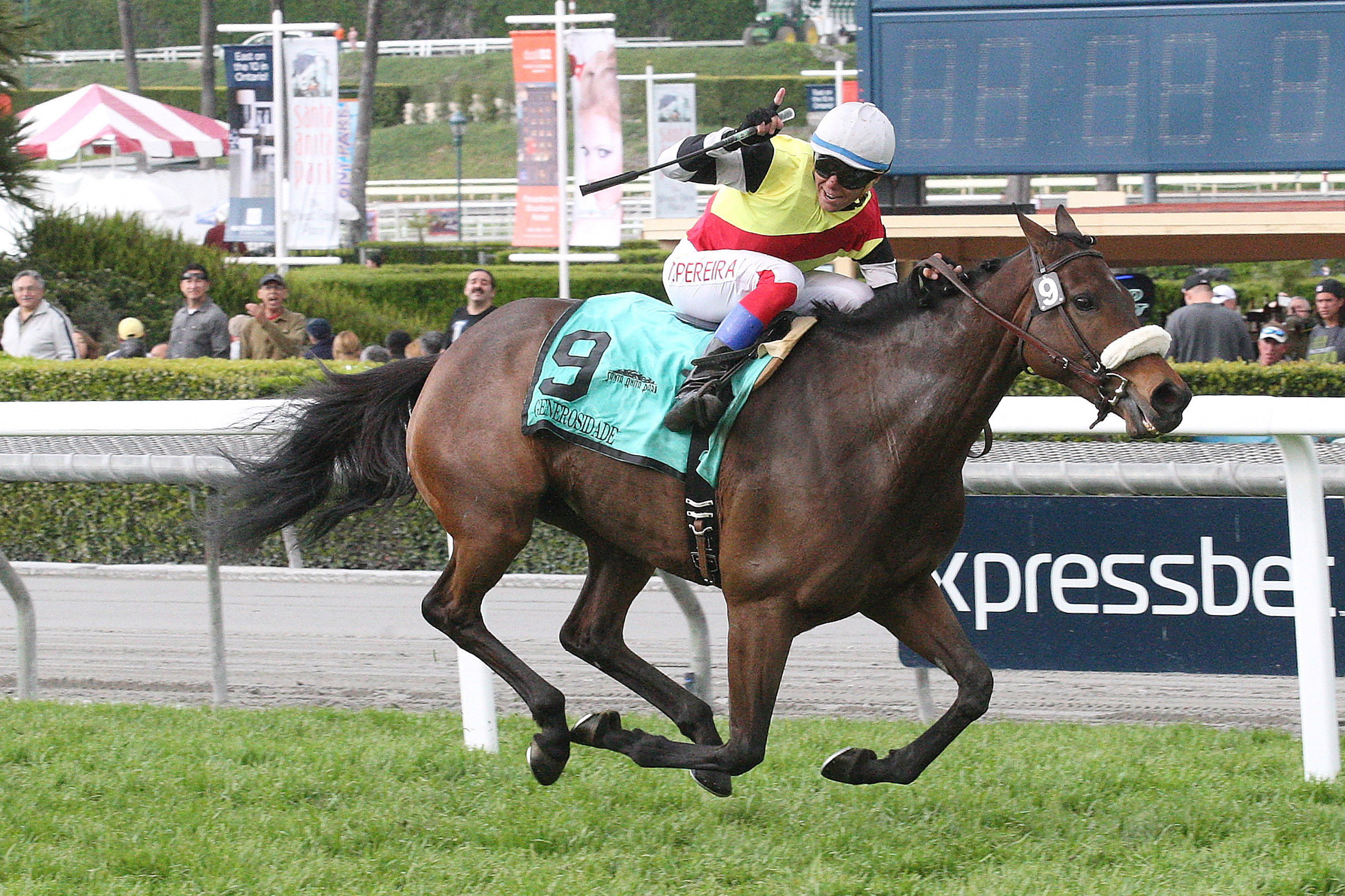 Generosidade wins the San Luis Rey