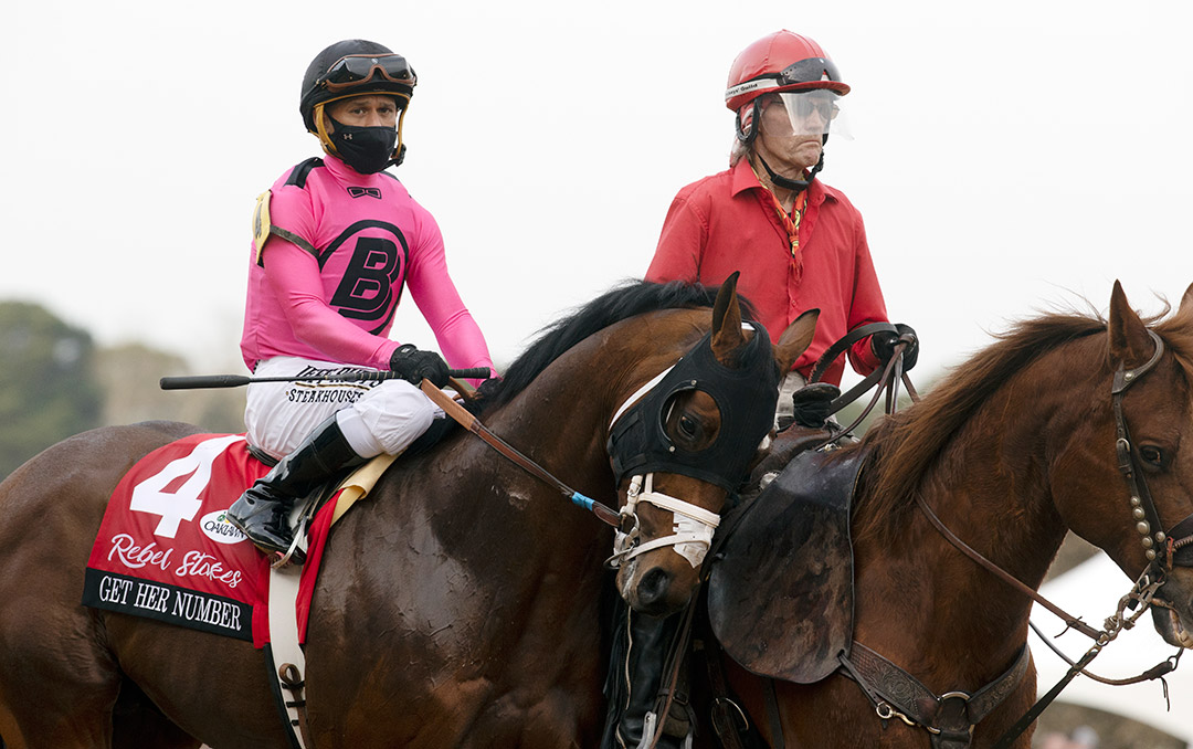 Get Her Number at Oaklawn Park for the Rebel Stakes
