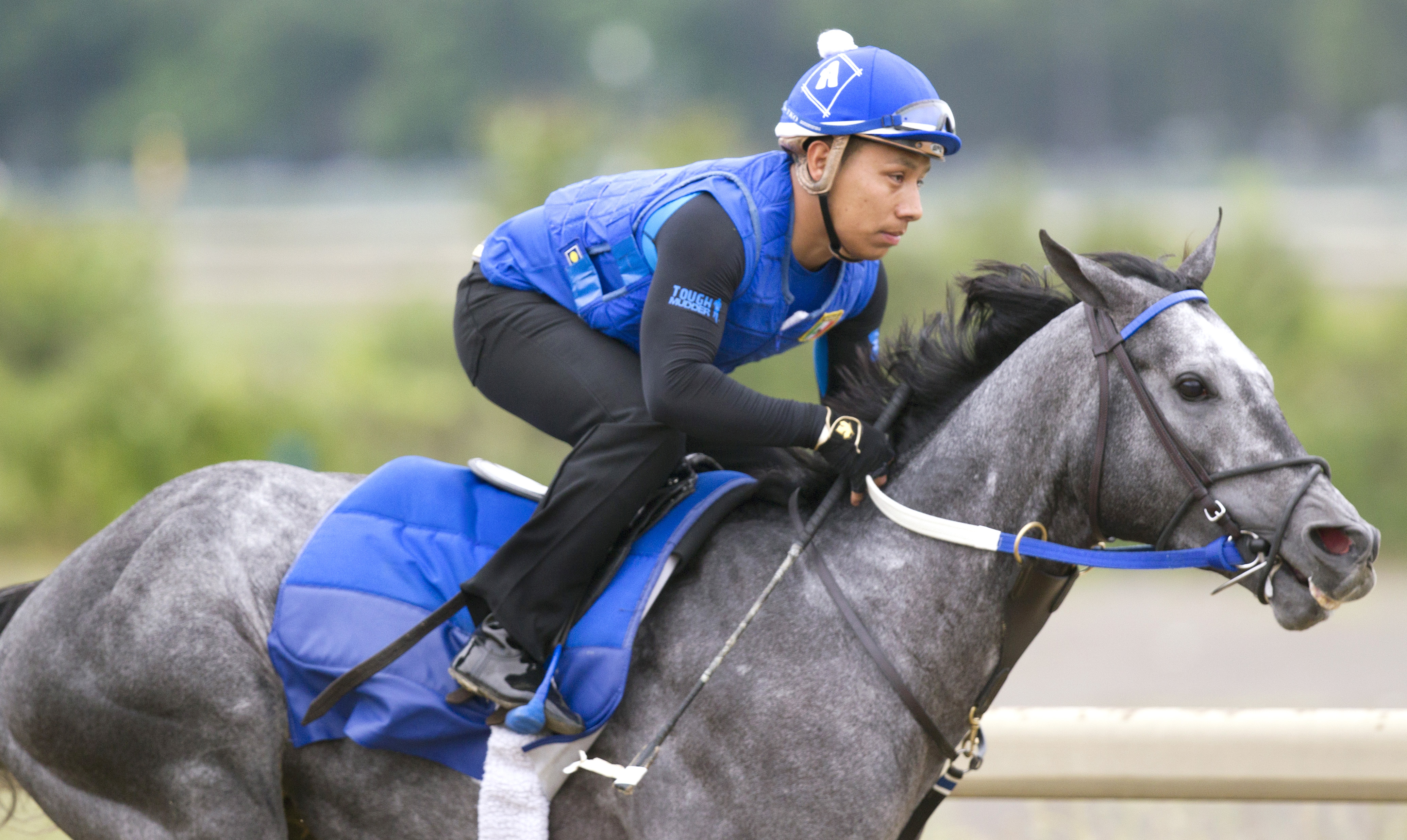 Gettysburg trains at Belmont Park on June 6