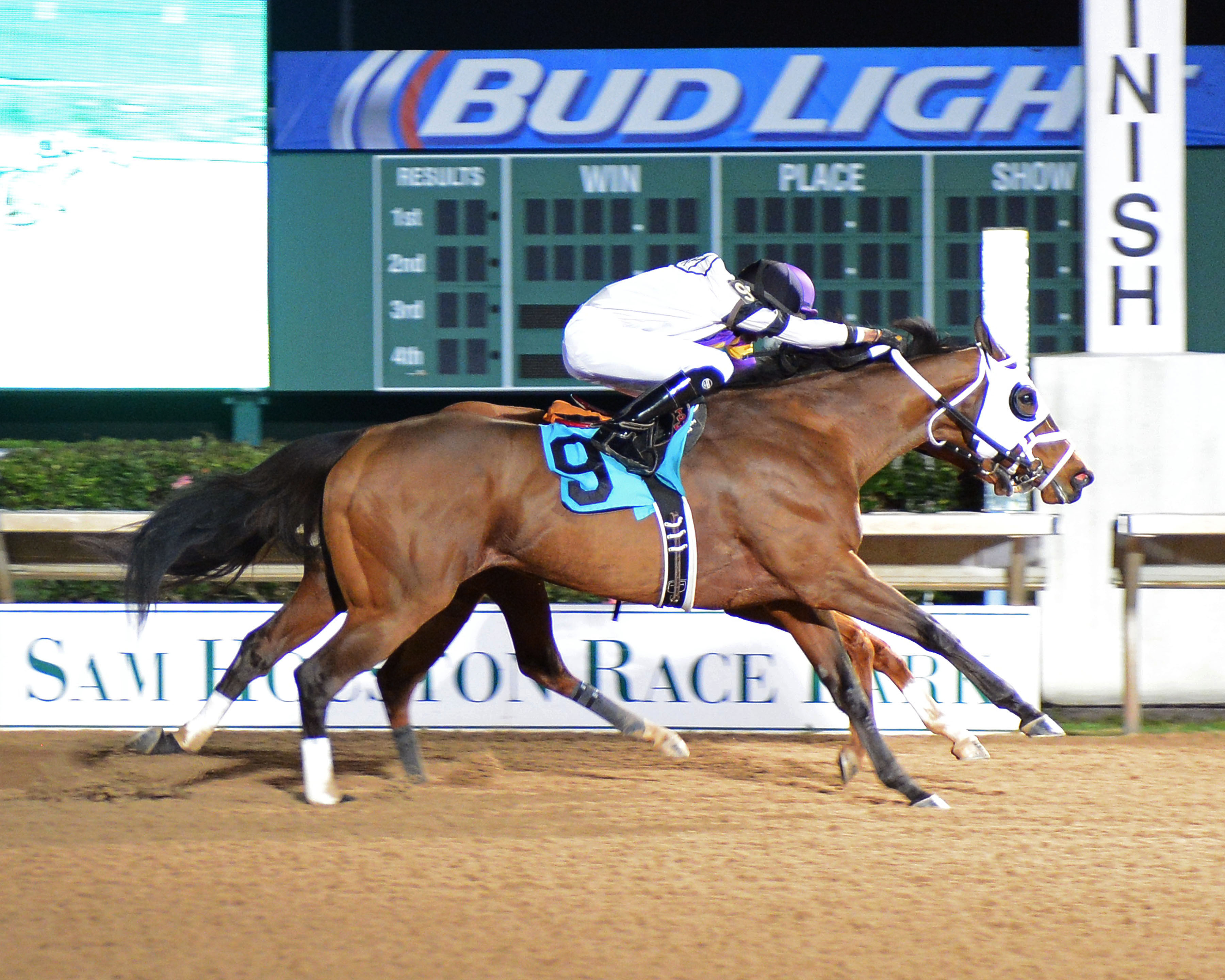 Ghost is Clear wins the 2015 Sam Houston Sprint Cup Stakes