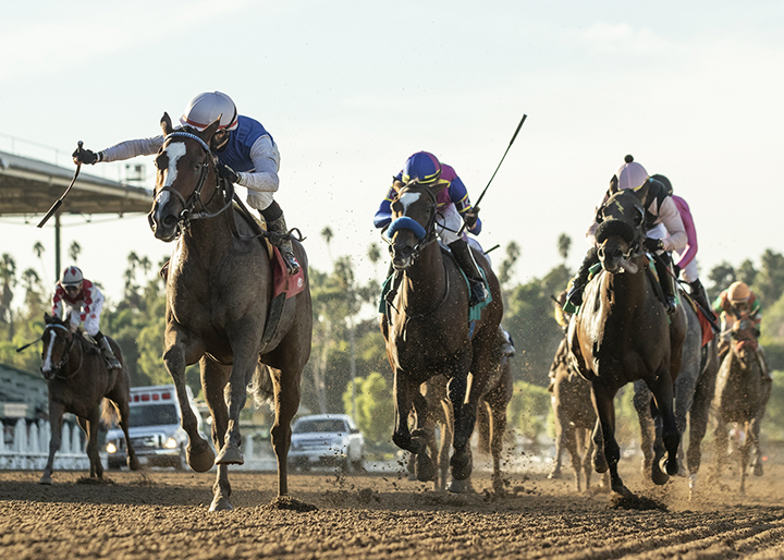 Hotitude finishes third in the 2018 Golden State Juvenile Fillies