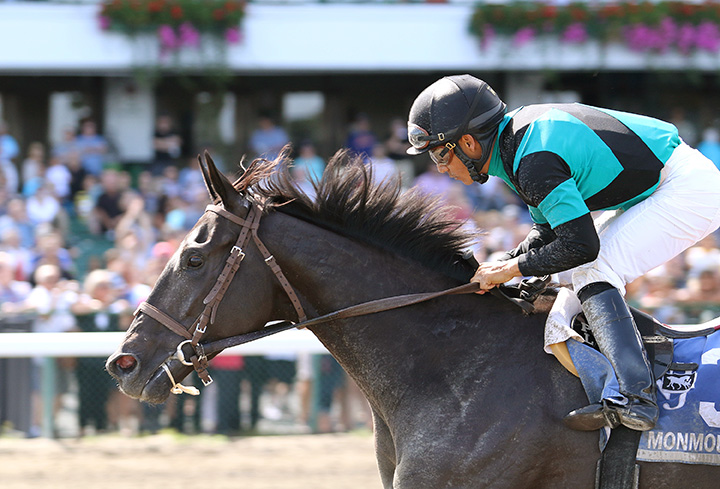 Golden Brown wins the Charles Hesse III Handicap at Monmouth Park