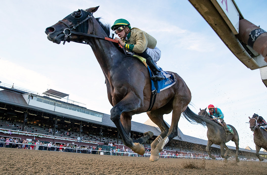 Golden Award wins the 2019 Shuvee Stakes at Saratoga Race Course