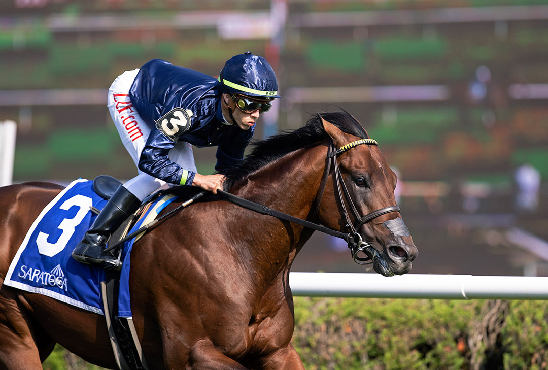 Golden Pal wins the 2021 Quick Call Stakes at Saratoga